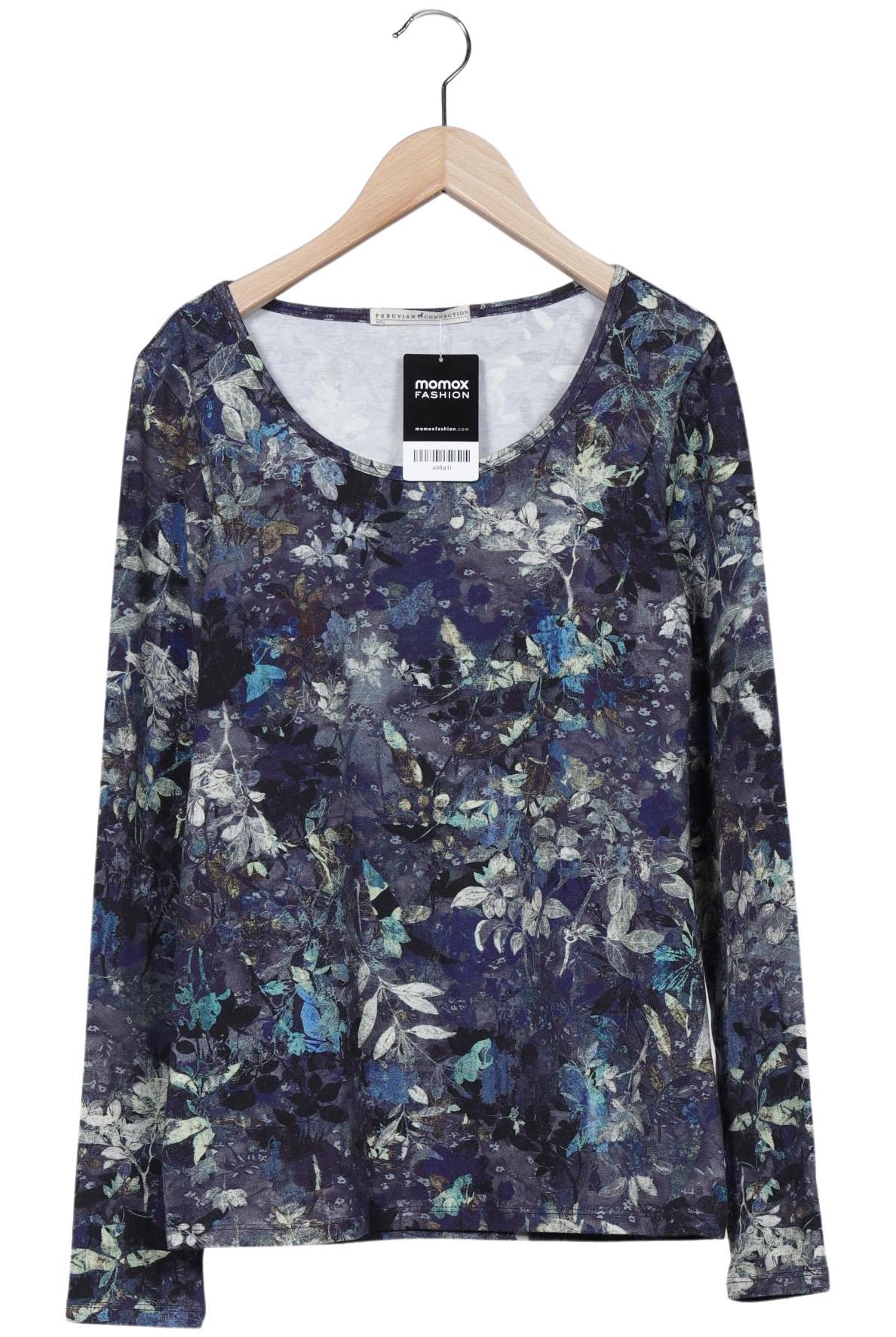 

Peruvian Connection Damen Langarmshirt, blau, Gr. 36
