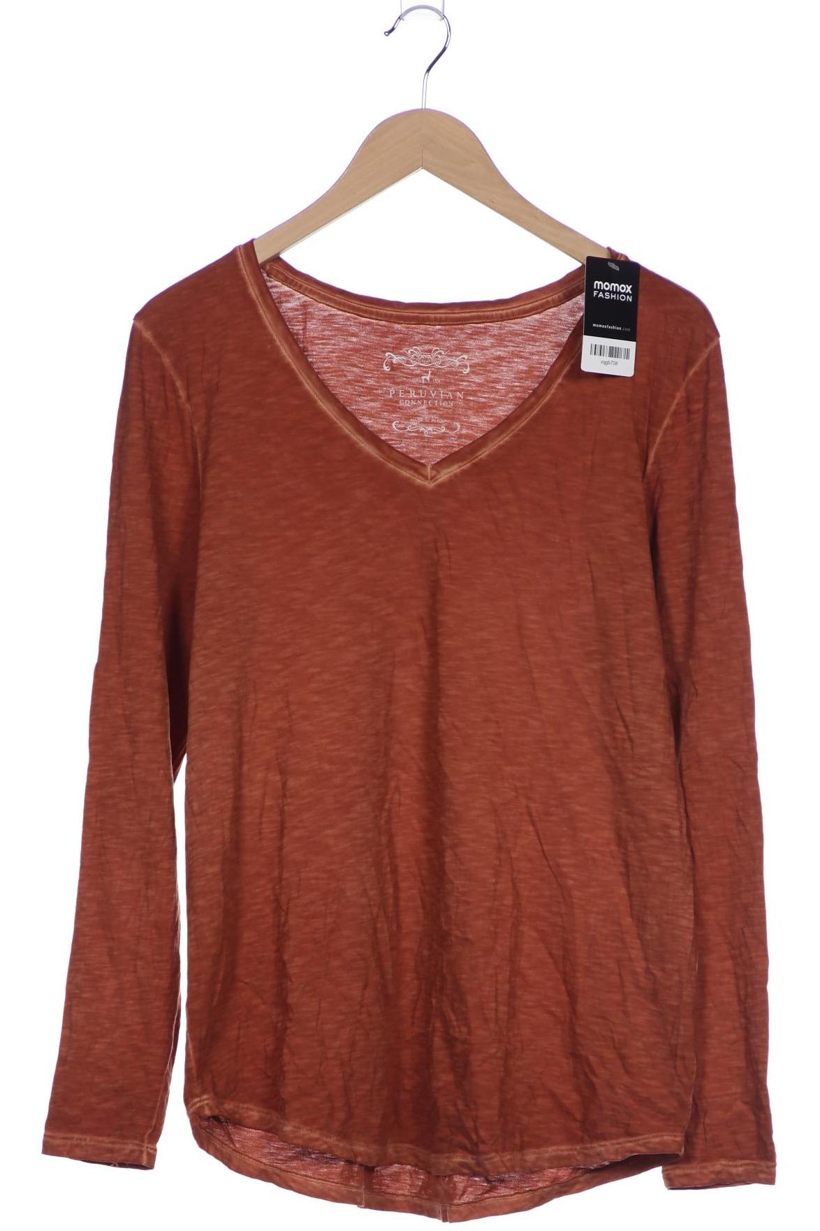 

Peruvian Connection Damen Langarmshirt, orange, Gr. 42