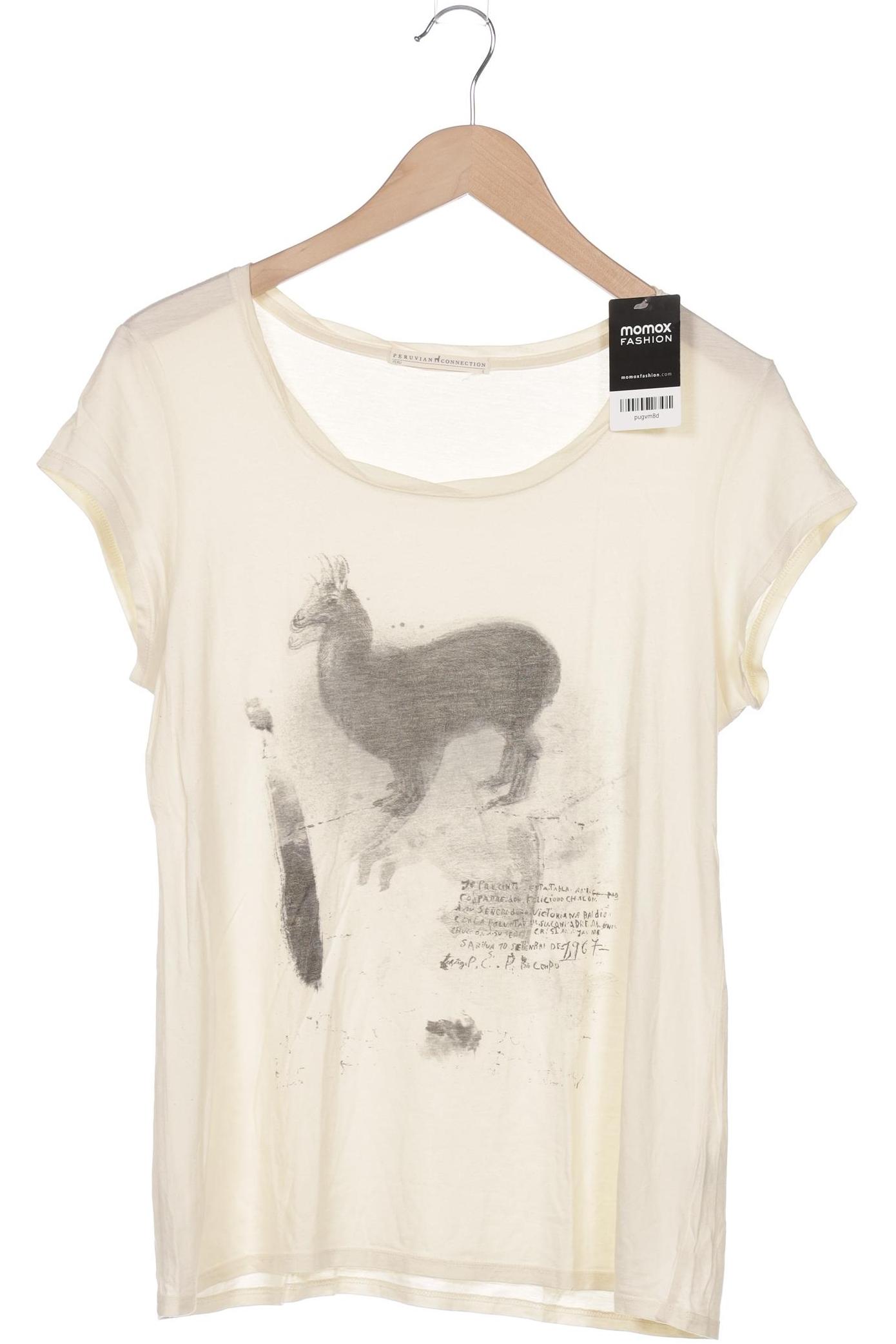 

Peruvian Connection Damen T-Shirt, cremeweiß, Gr. 42