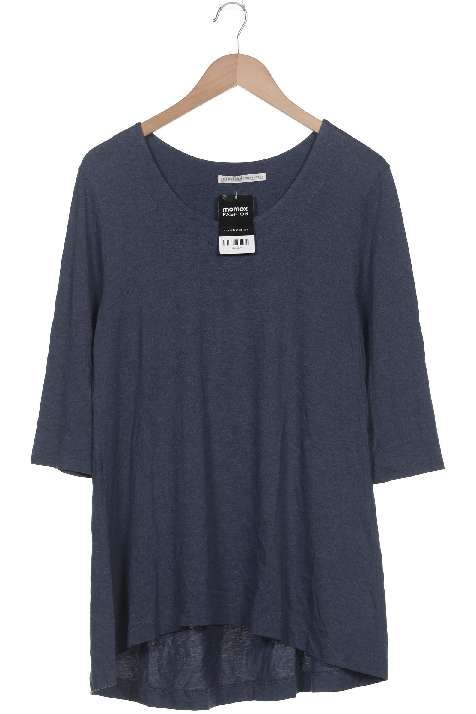 

Peruvian Connection Damen Langarmshirt, blau, Gr. 42