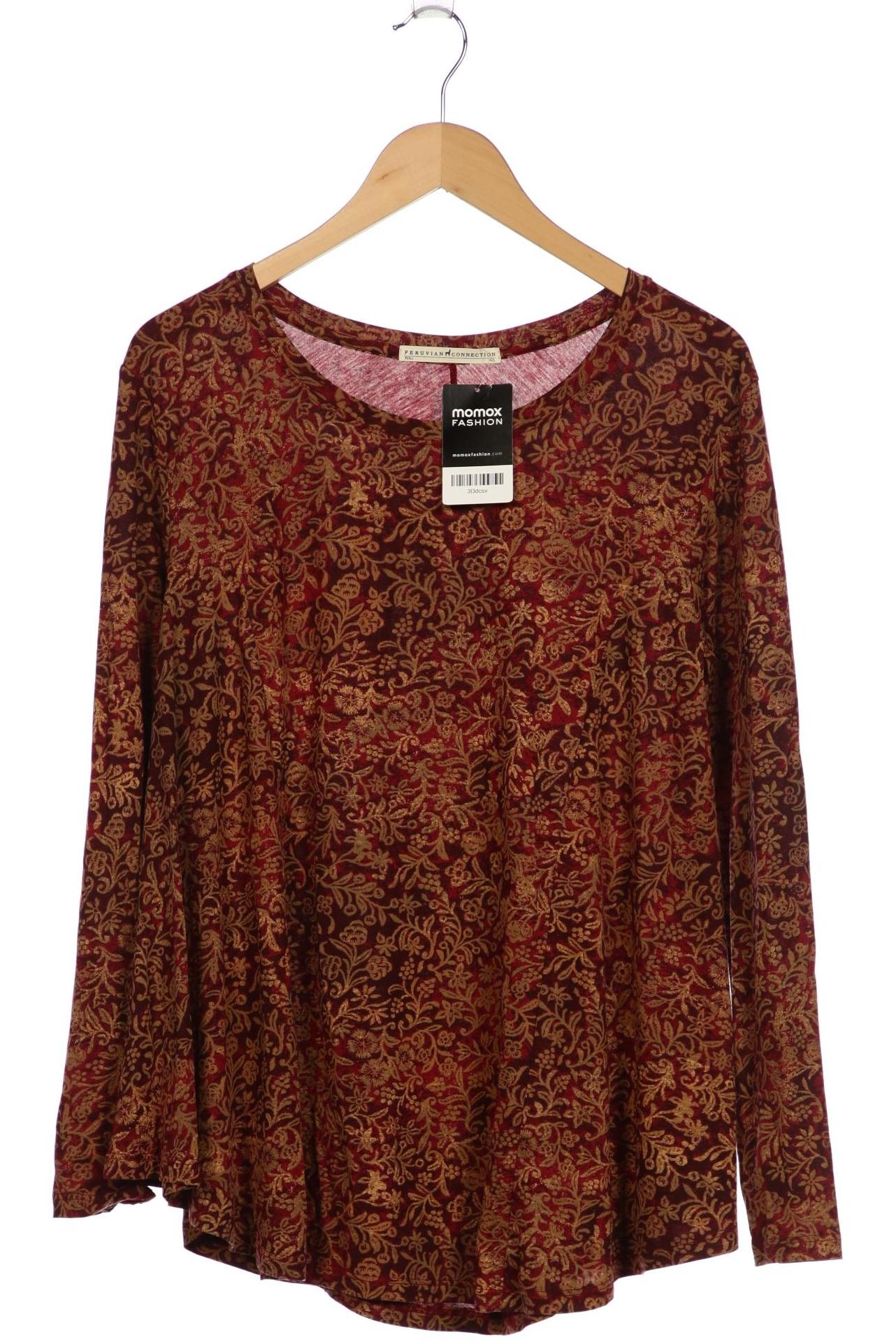

Peruvian Connection Damen Langarmshirt, bordeaux, Gr. 38