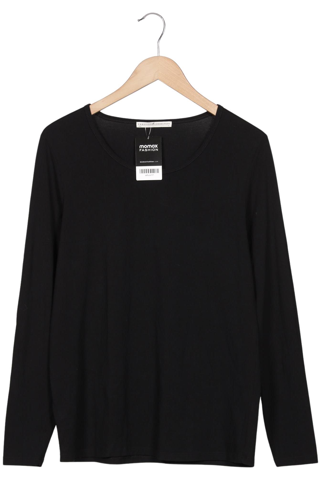 

Peruvian Connection Damen Langarmshirt, schwarz, Gr. 44