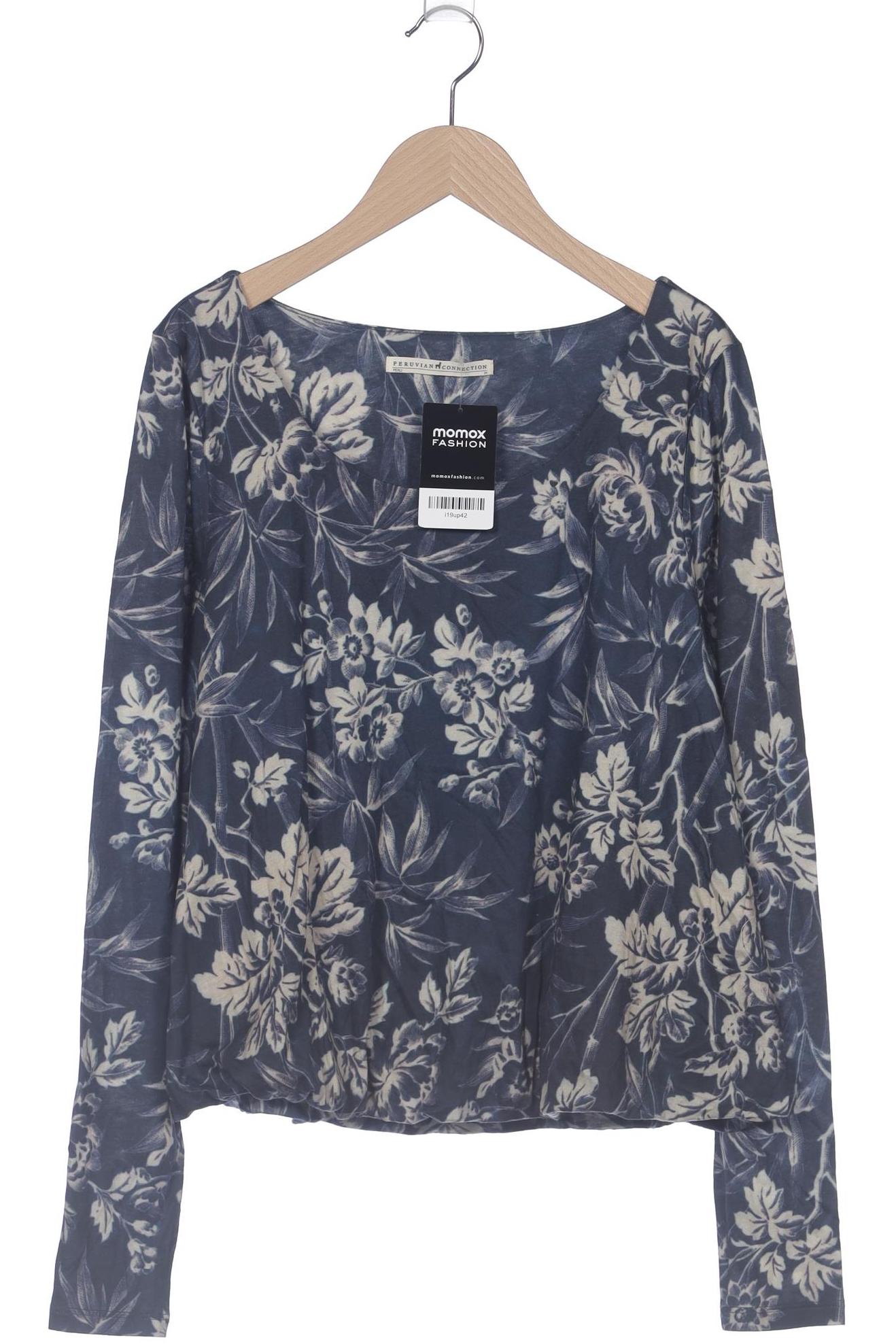 

Peruvian Connection Damen Langarmshirt, marineblau, Gr. 38