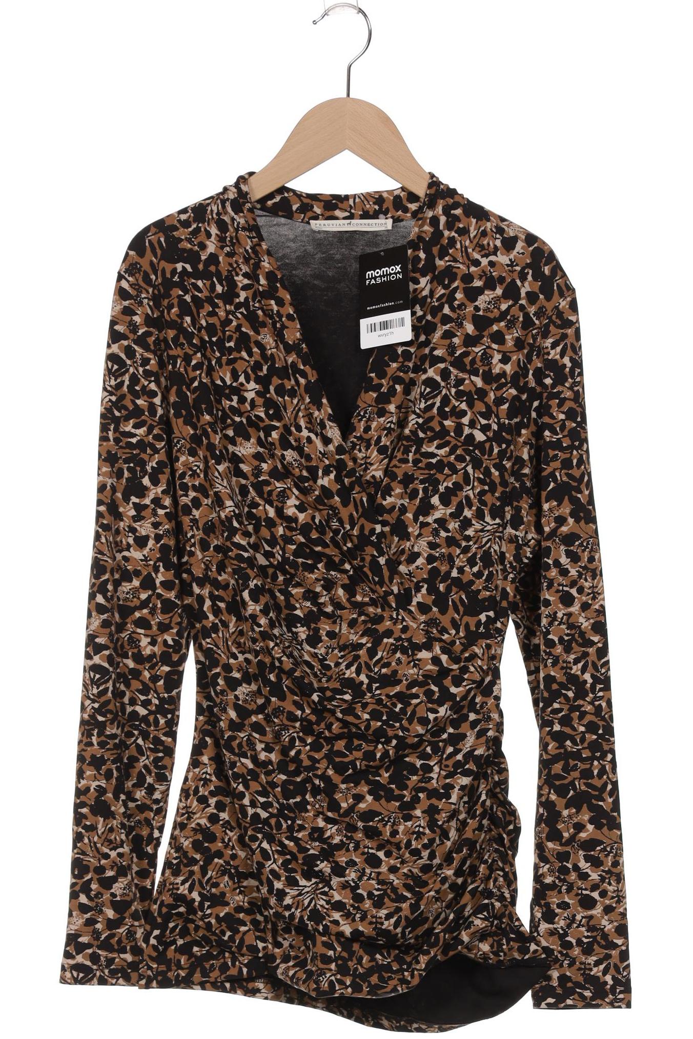 

Peruvian Connection Damen Langarmshirt, braun, Gr. 38