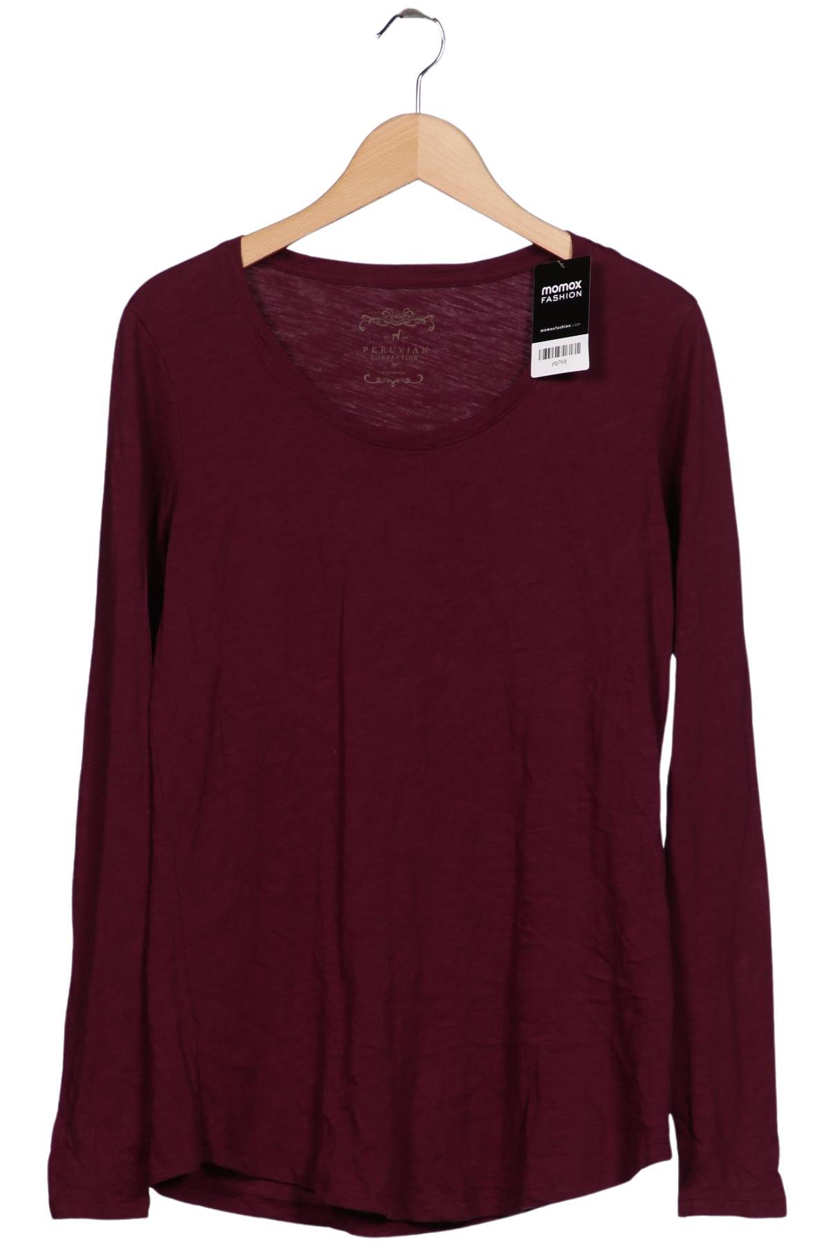 

Peruvian Connection Damen Langarmshirt, bordeaux, Gr. 38