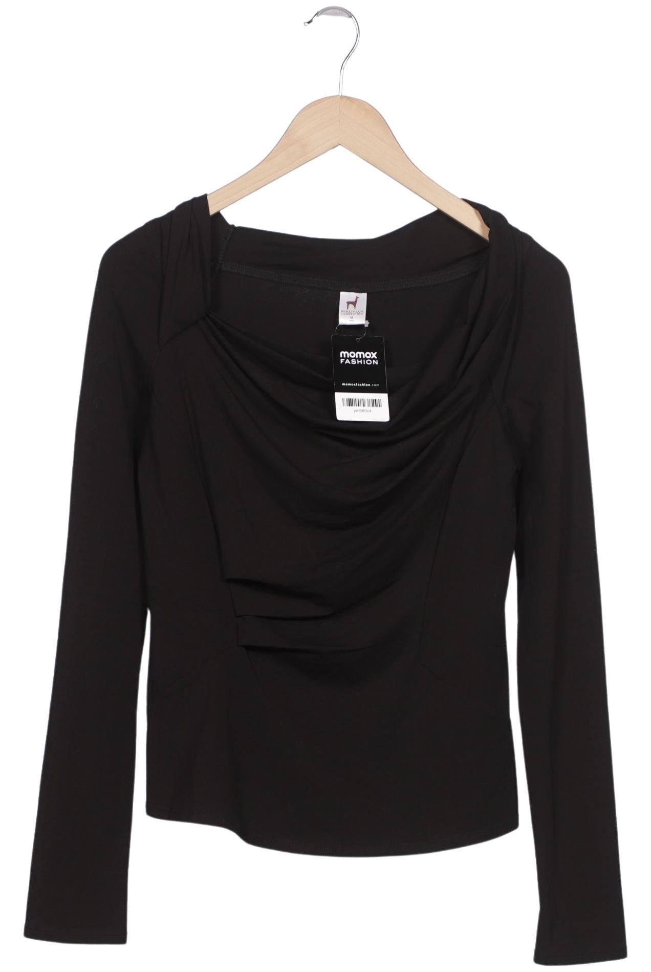 

Peruvian Connection Damen Langarmshirt, schwarz, Gr. 38