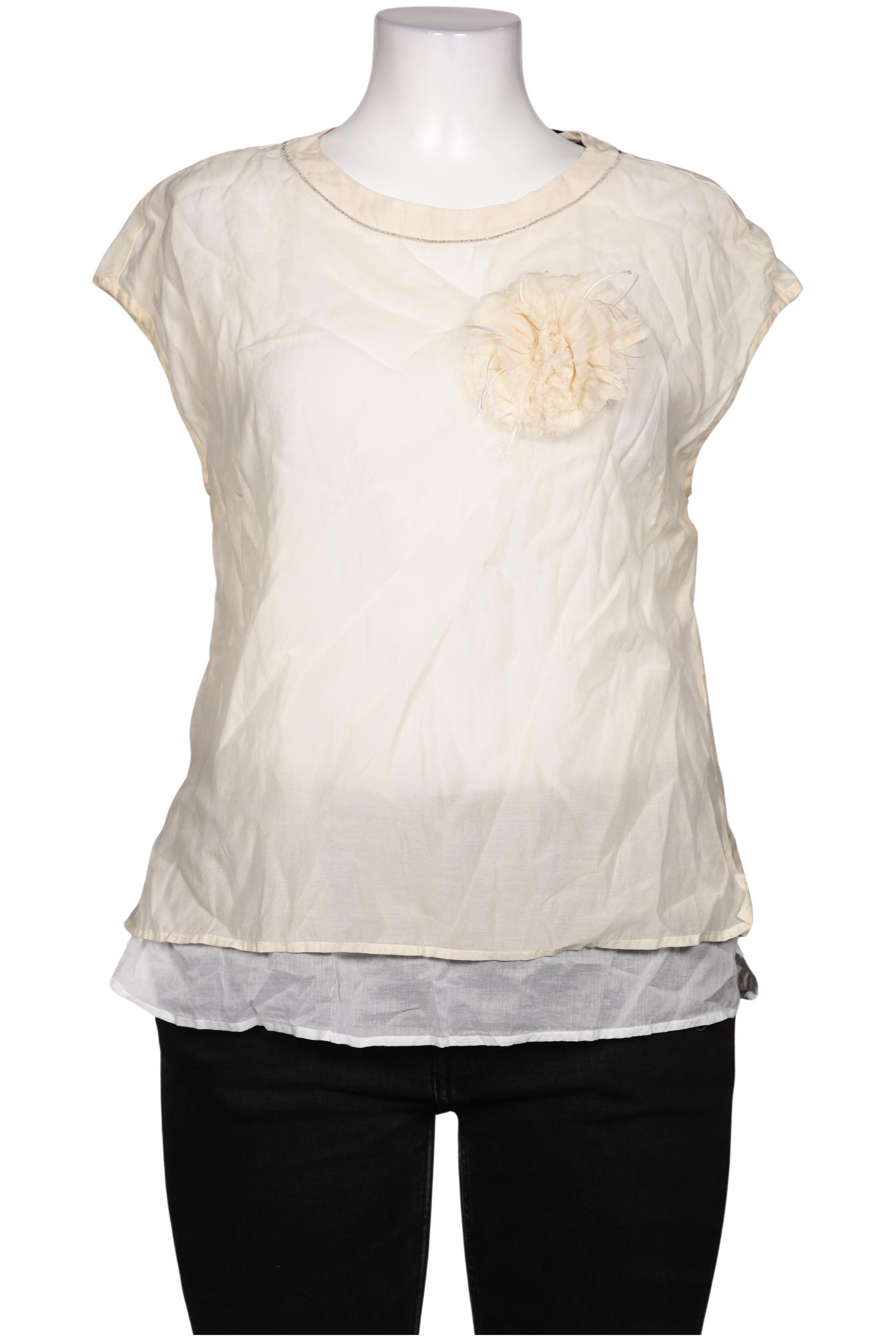 

Peserico Damen Bluse, cremeweiß, Gr. 48