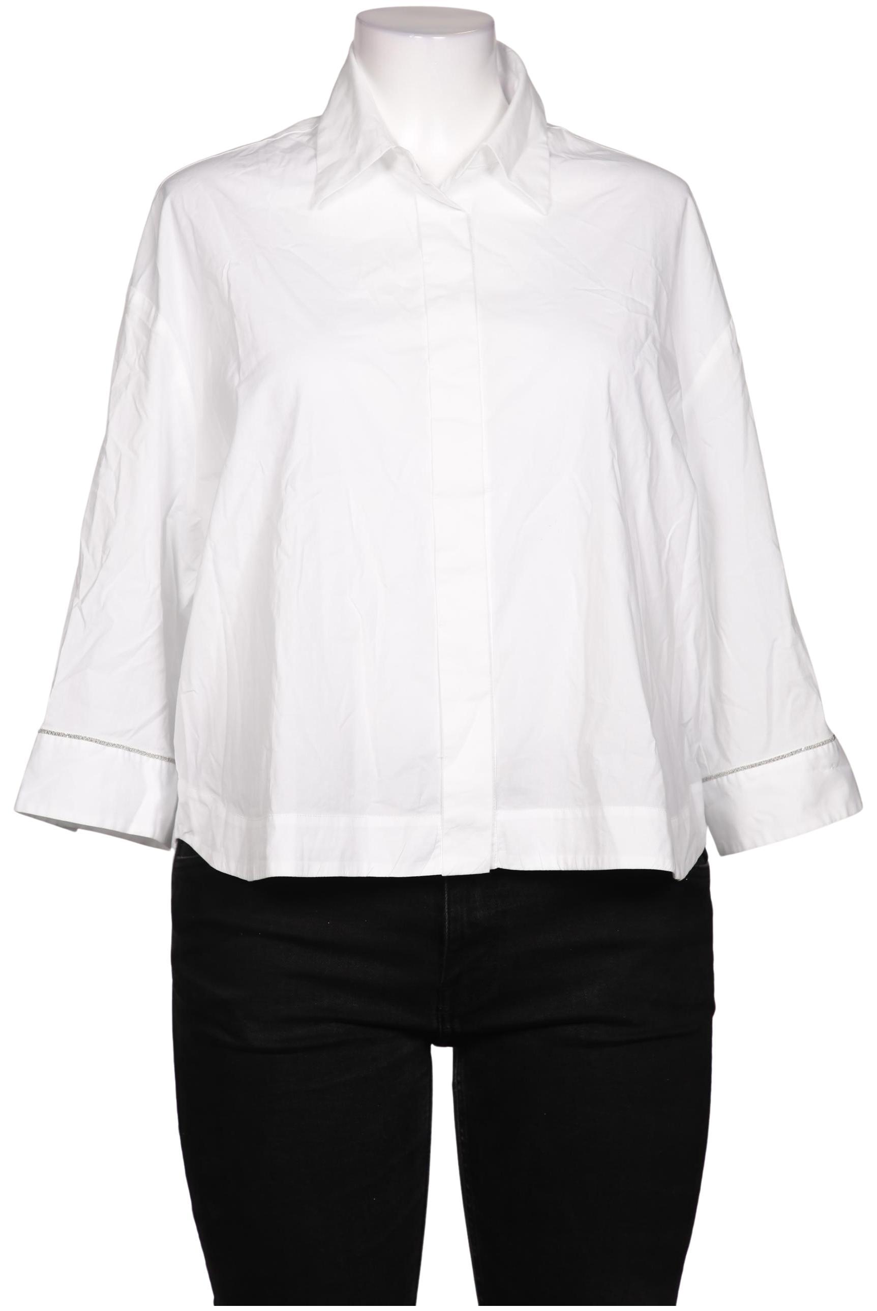 

Peserico Damen Bluse, weiß, Gr. 46