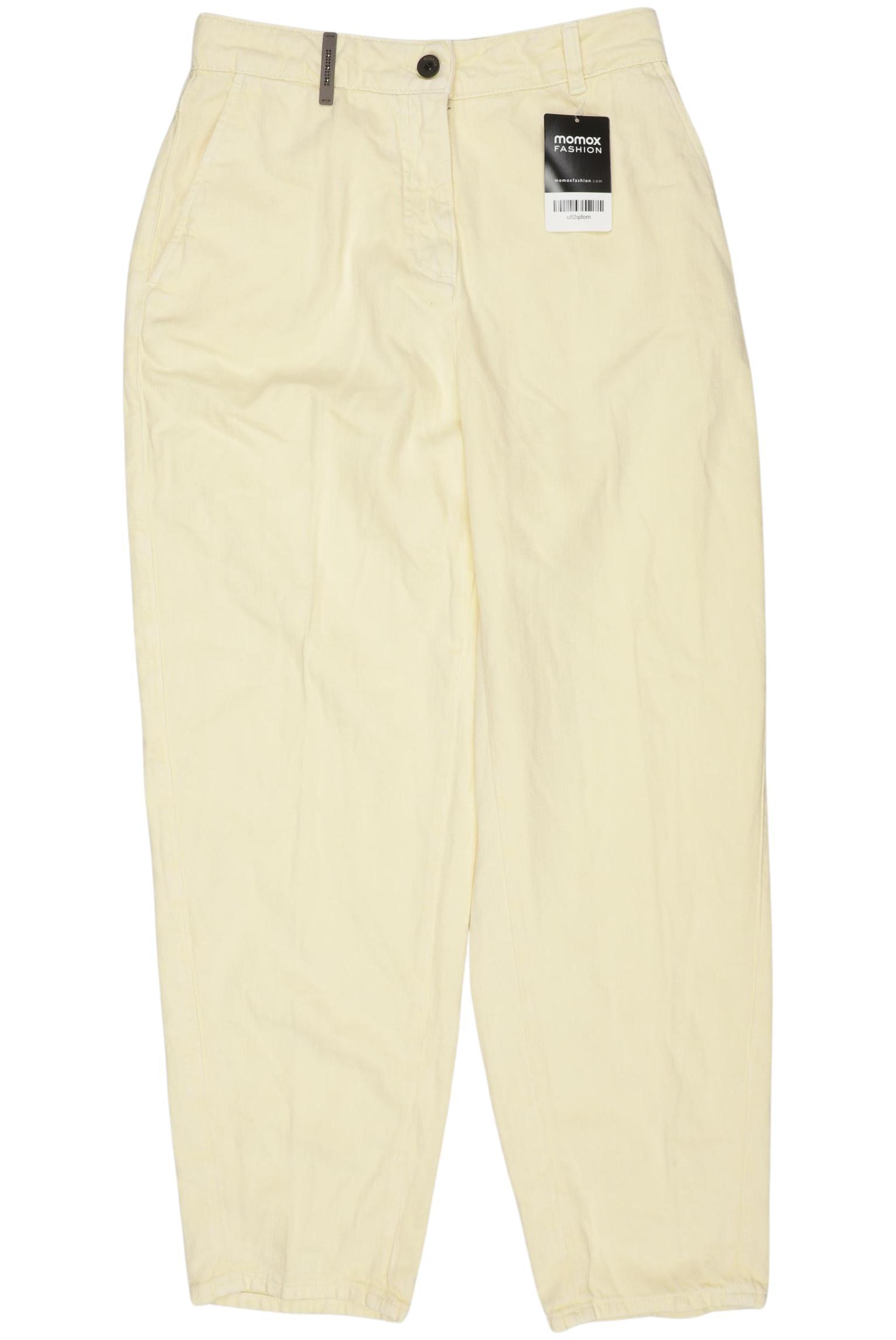 

Peserico Damen Jeans, cremeweiß, Gr. 44