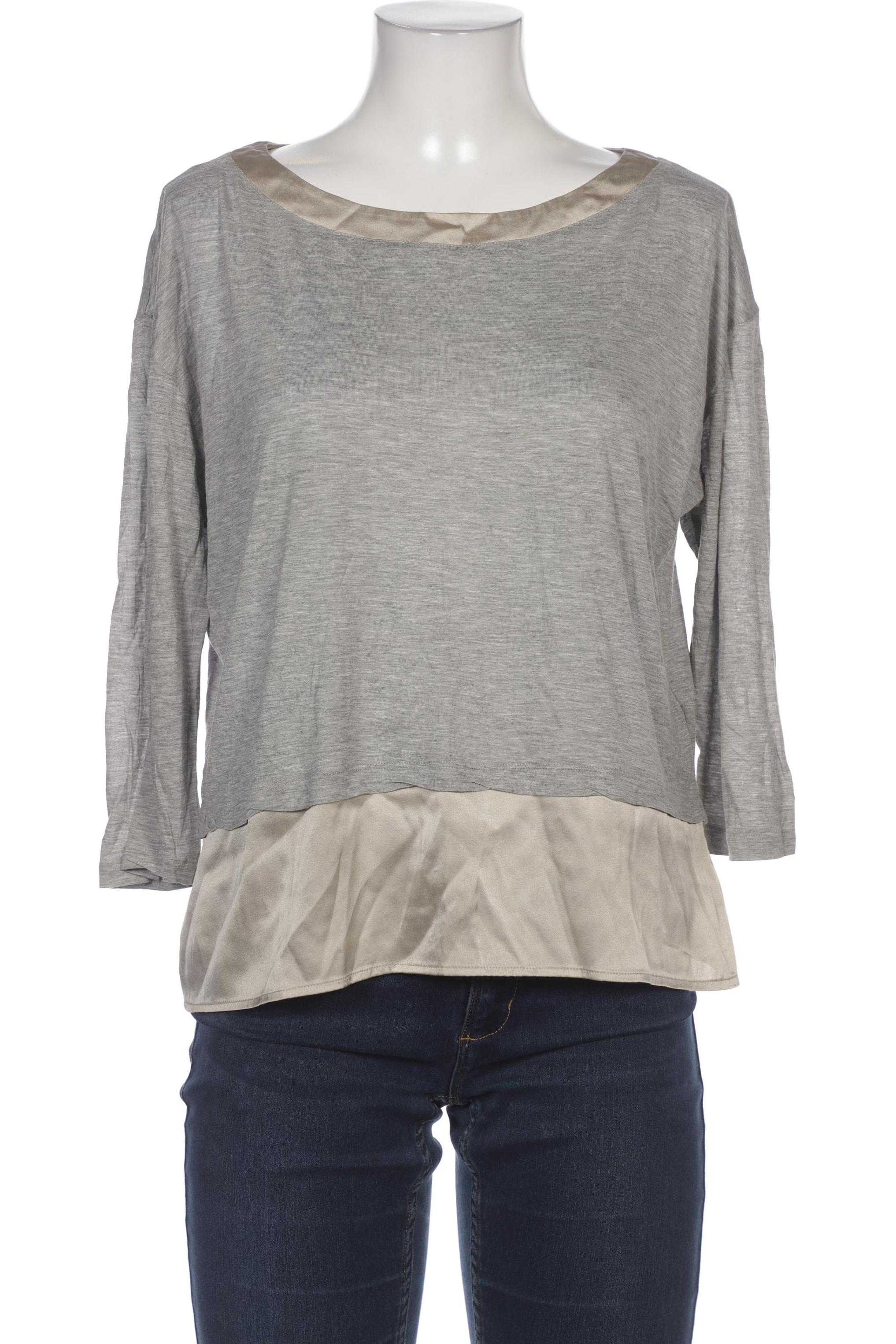 

Peserico Damen Langarmshirt, grau, Gr. 46