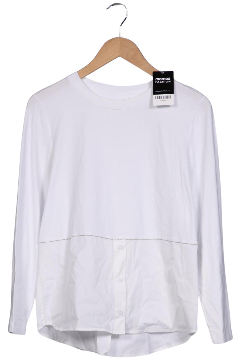 

Peserico Damen Langarmshirt, weiß, Gr. 46