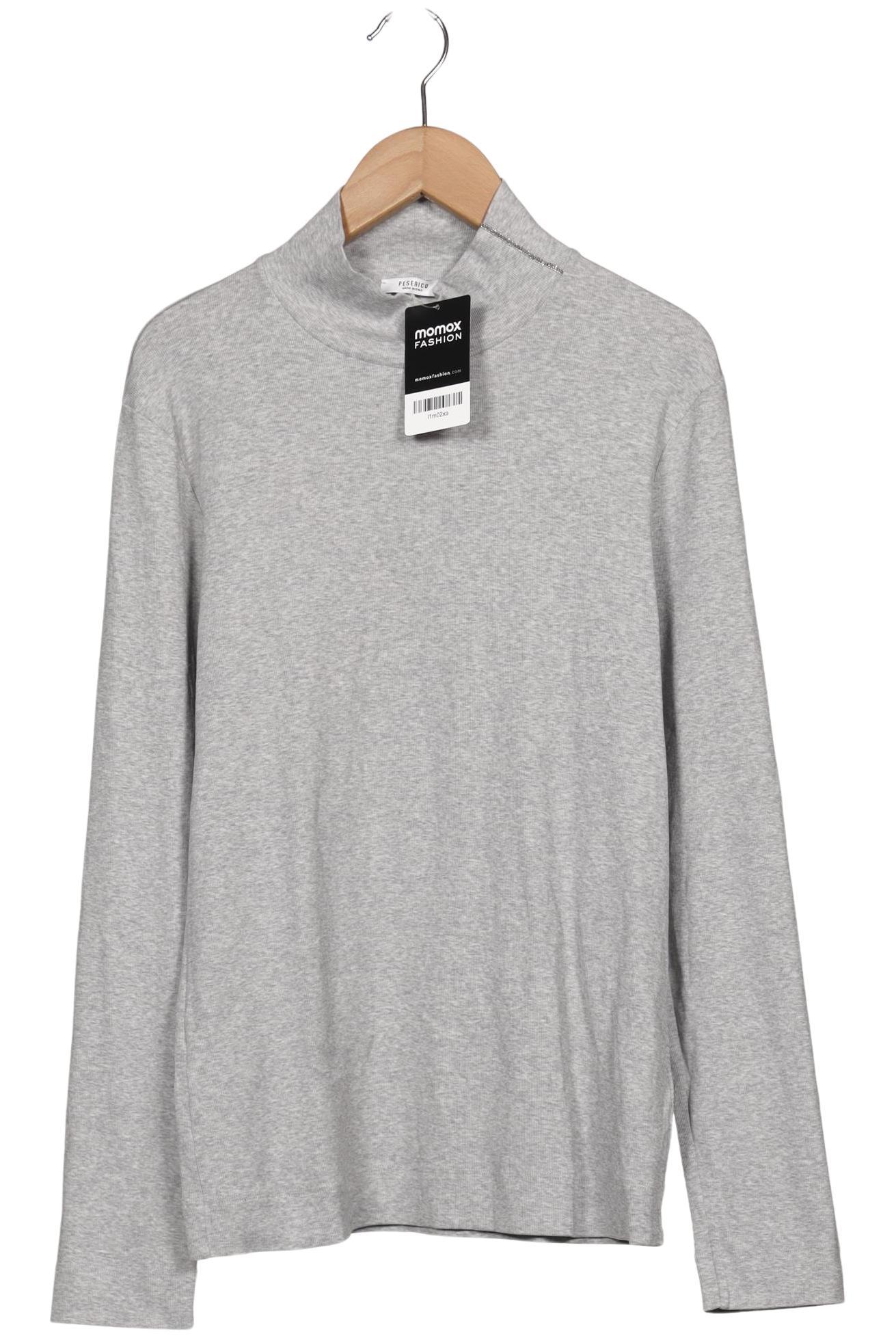 

Peserico Damen Langarmshirt, grau, Gr. 48