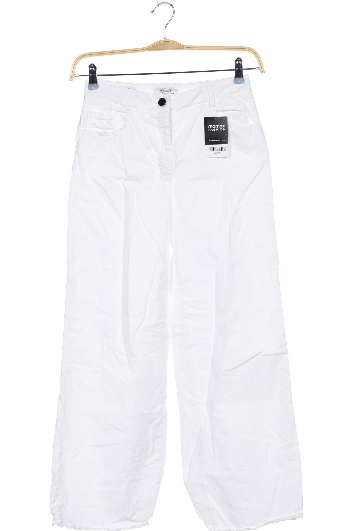

Peserico Damen Stoffhose, weiß, Gr. 34