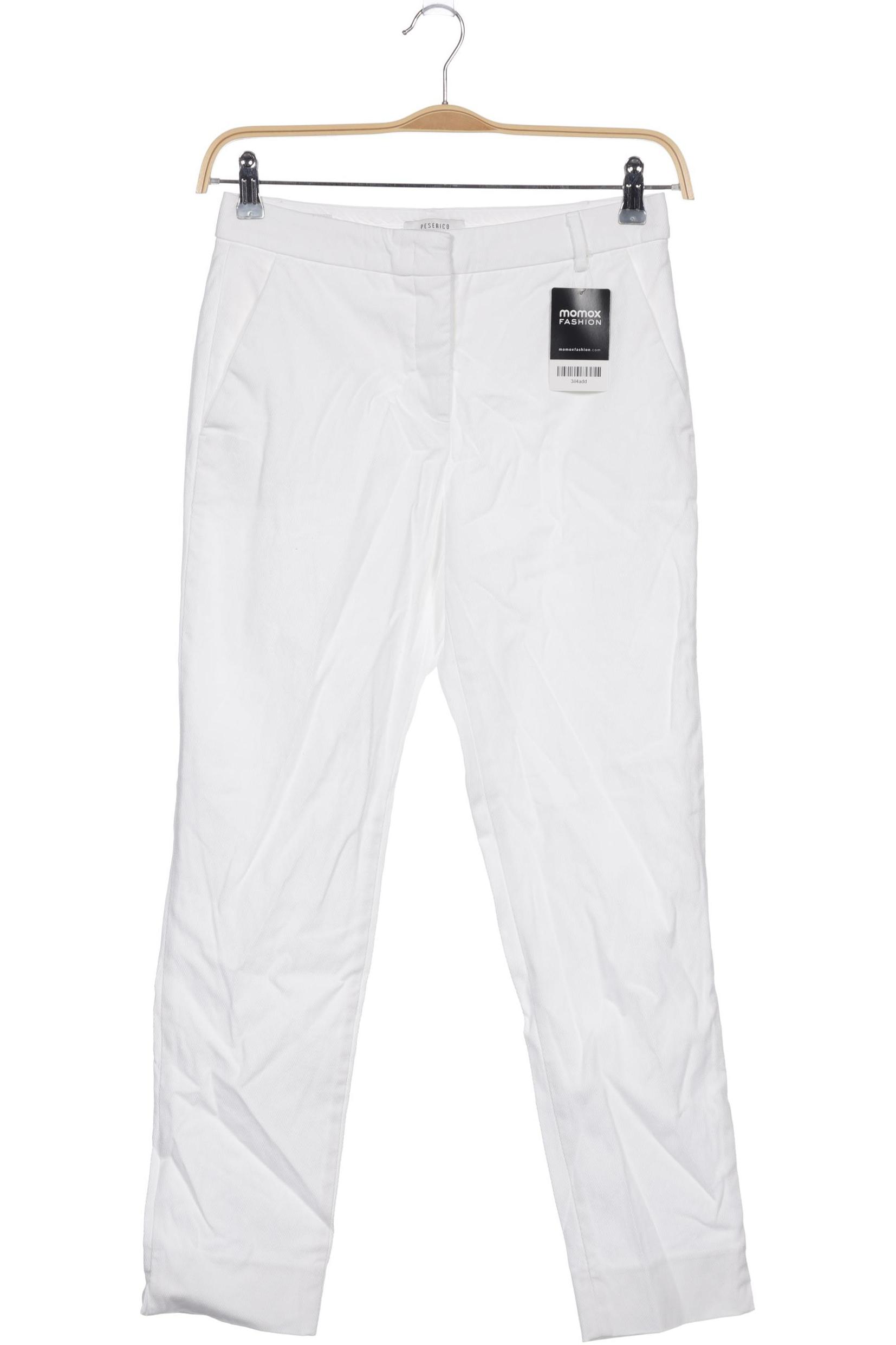 

PESERICO Damen Stoffhose, weiß