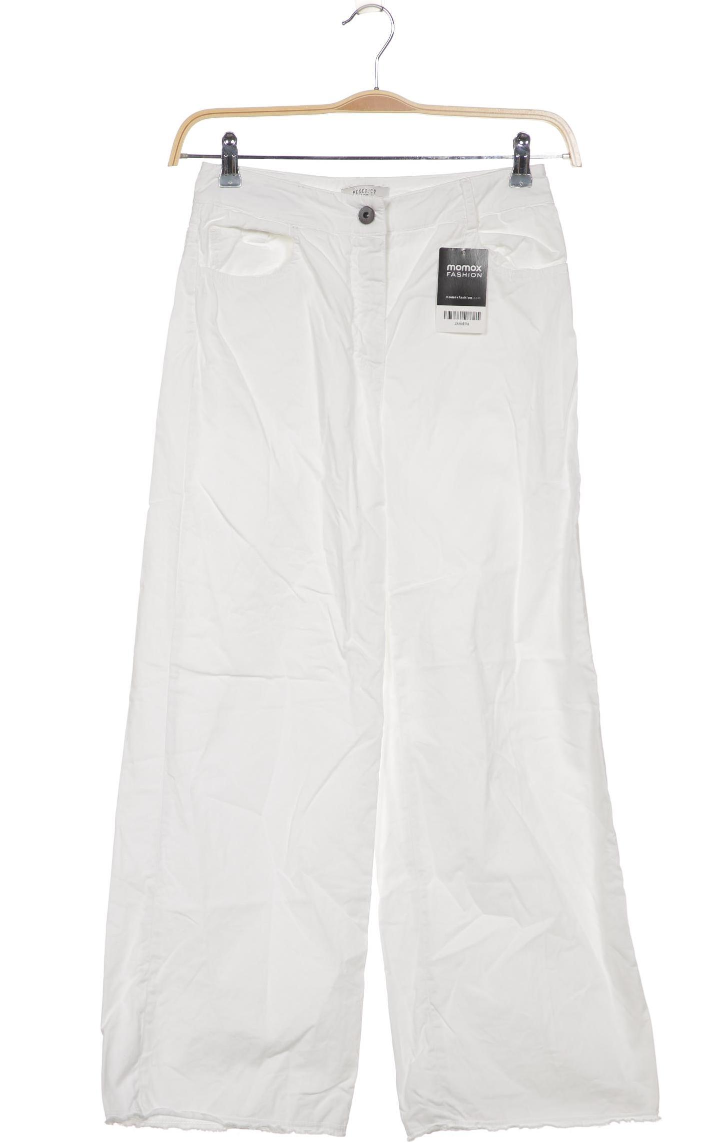 

Peserico Damen Stoffhose, weiß, Gr. 25