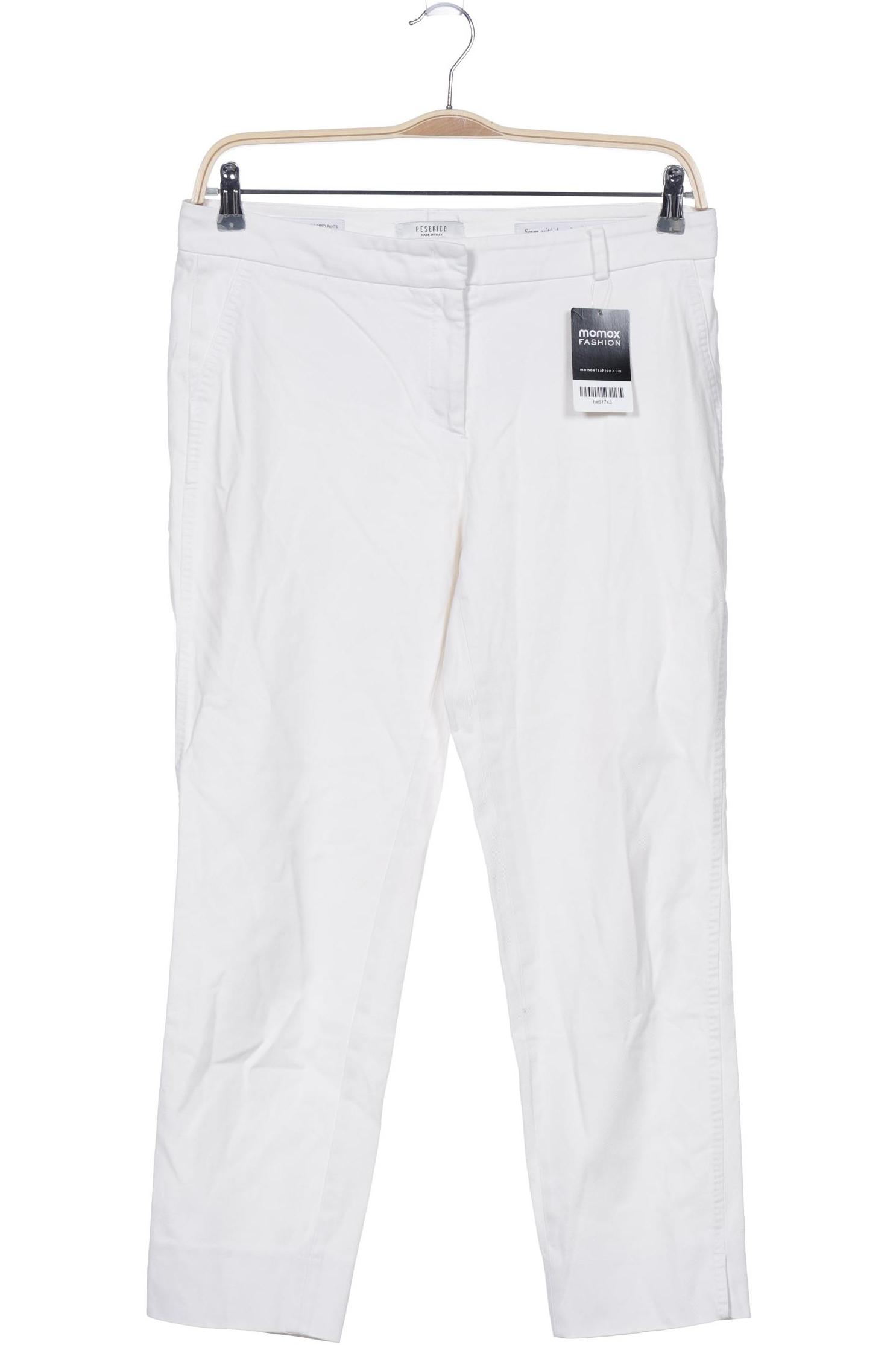 

PESERICO Damen Stoffhose, weiß