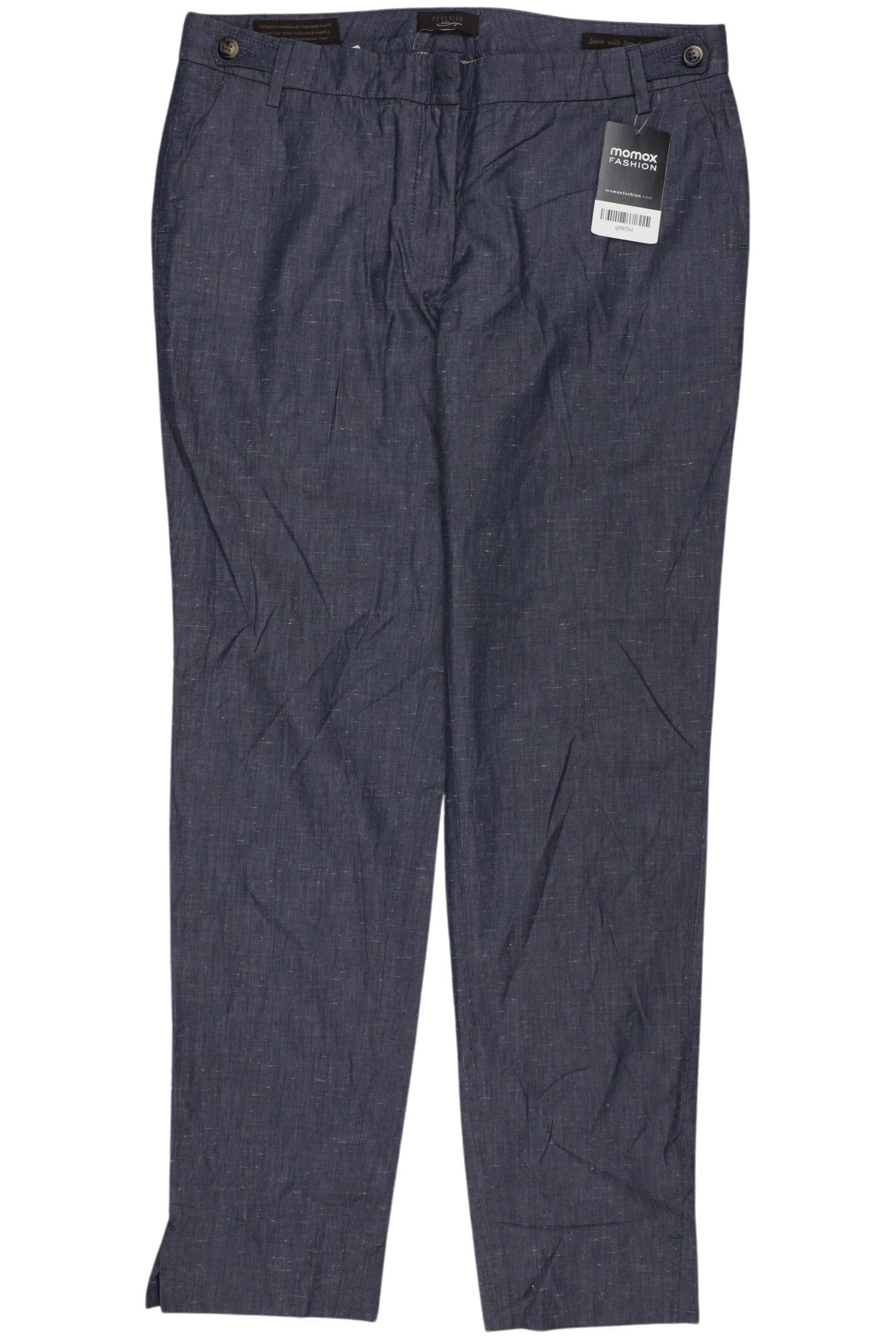 

Peserico Damen Stoffhose, blau, Gr. 46