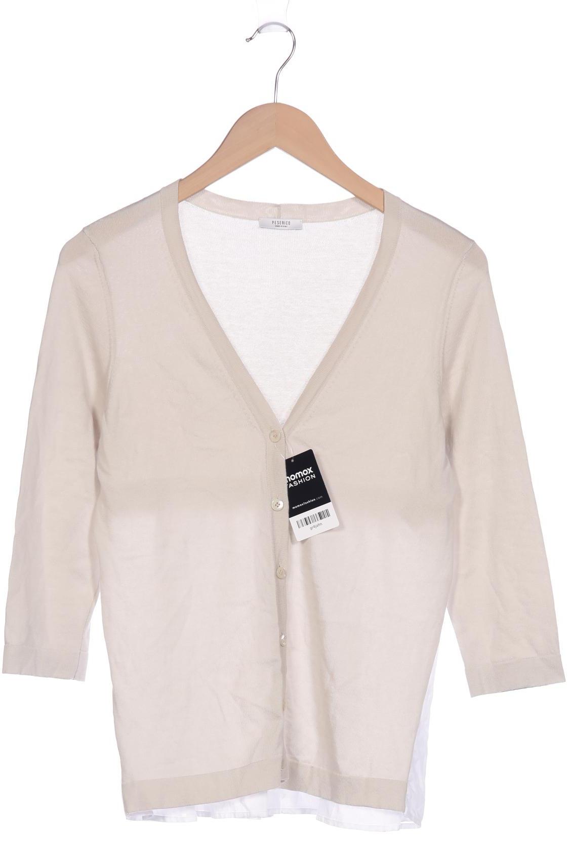 

Peserico Damen Strickjacke, weiß, Gr. 42