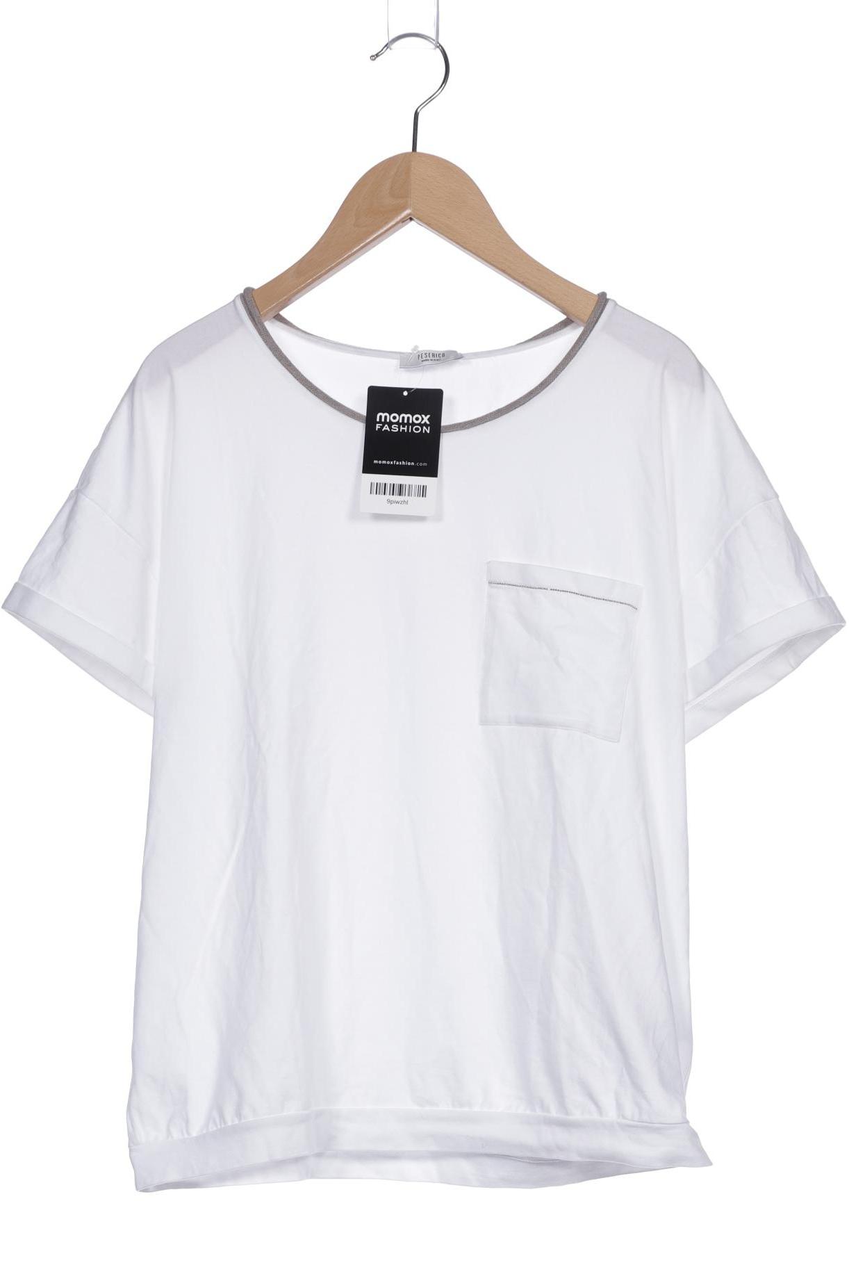 

PESERICO Damen T-Shirt, weiß