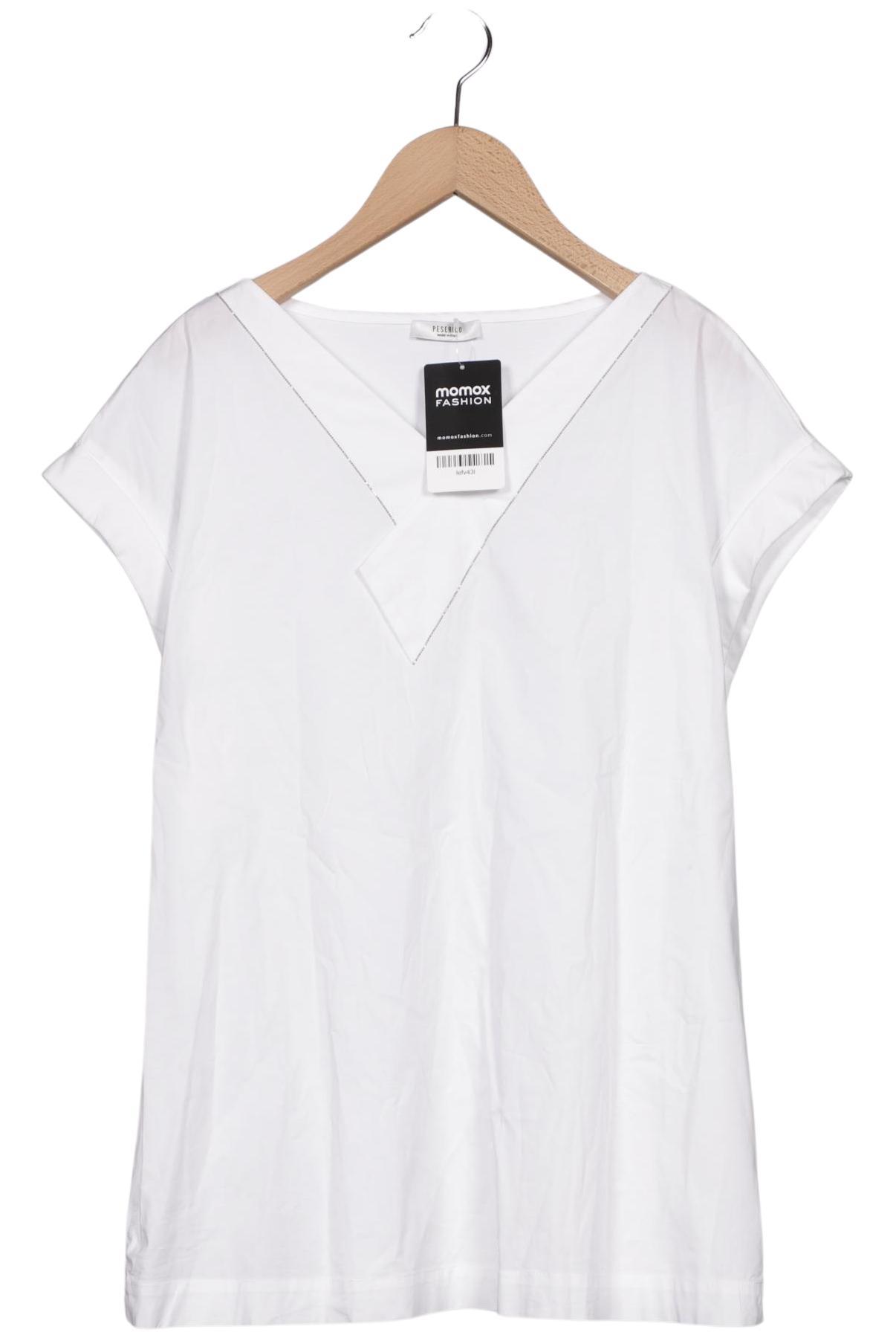 

Peserico Damen T-Shirt, weiß, Gr. 44