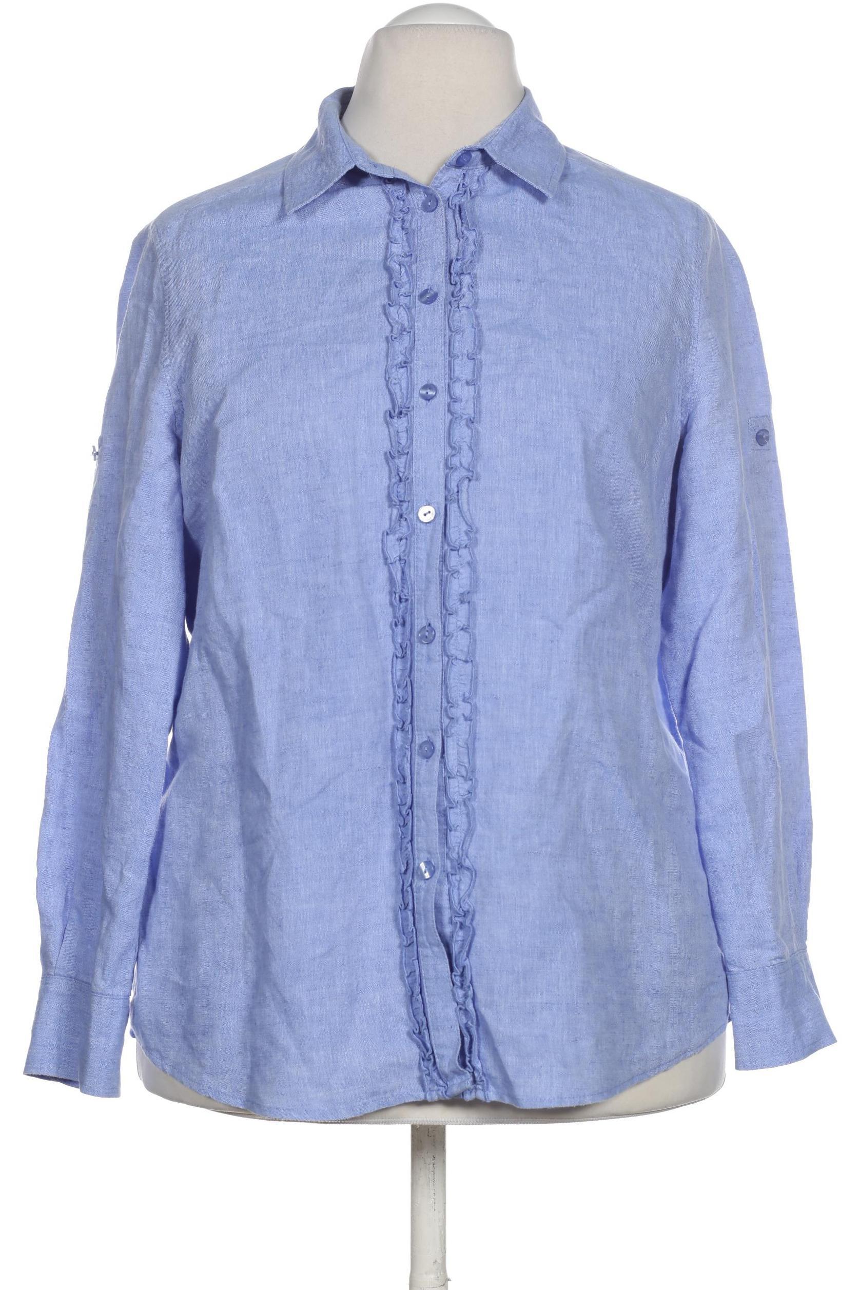 

Peter Hahn Damen Bluse, blau, Gr. 46