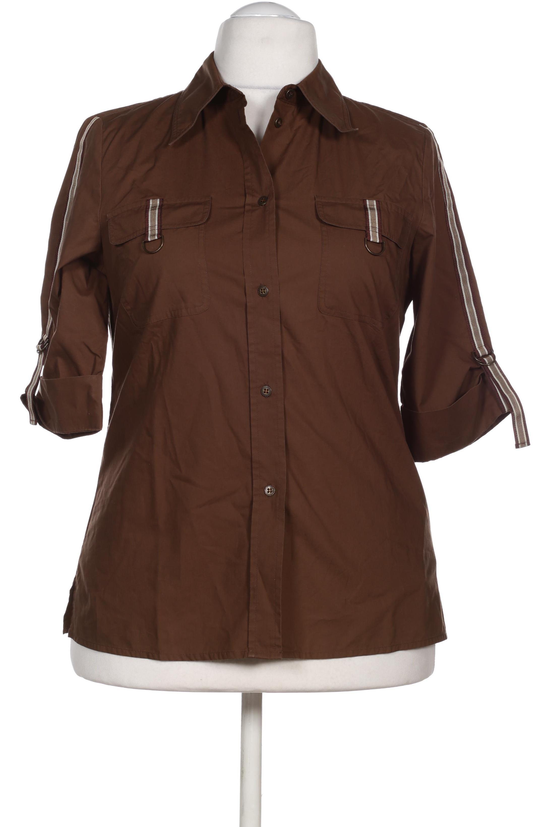 

Peter Hahn Damen Bluse, braun, Gr. 42