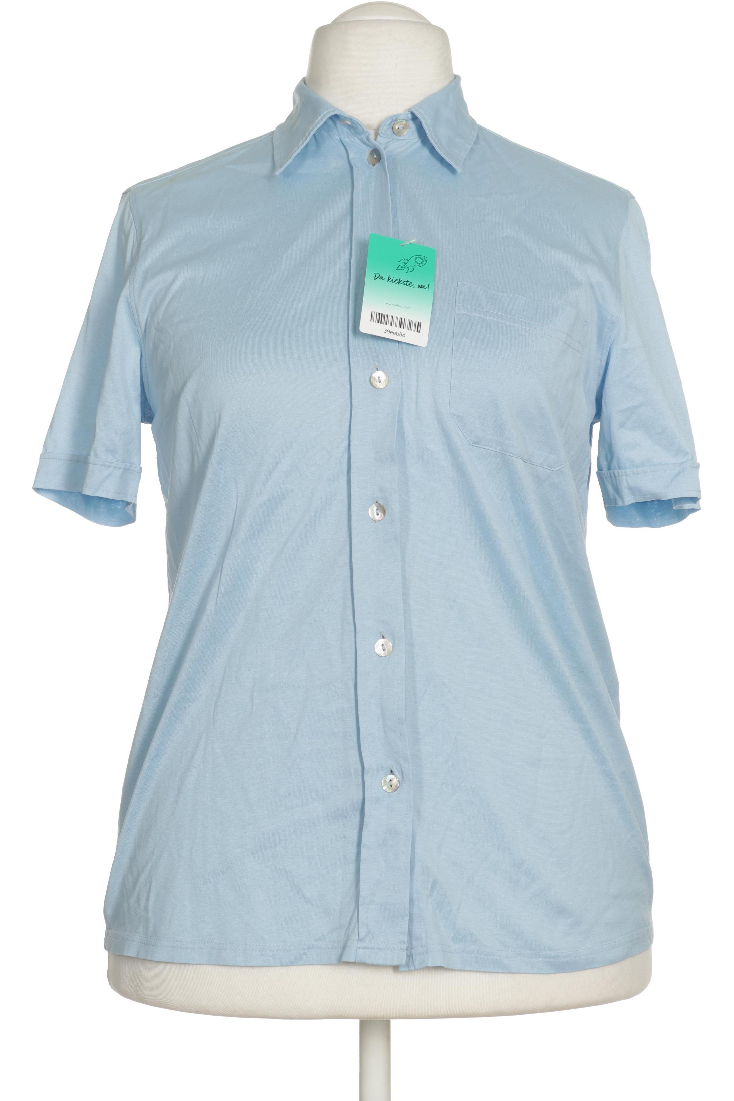 

Peter Hahn Damen Bluse, blau, Gr. 42