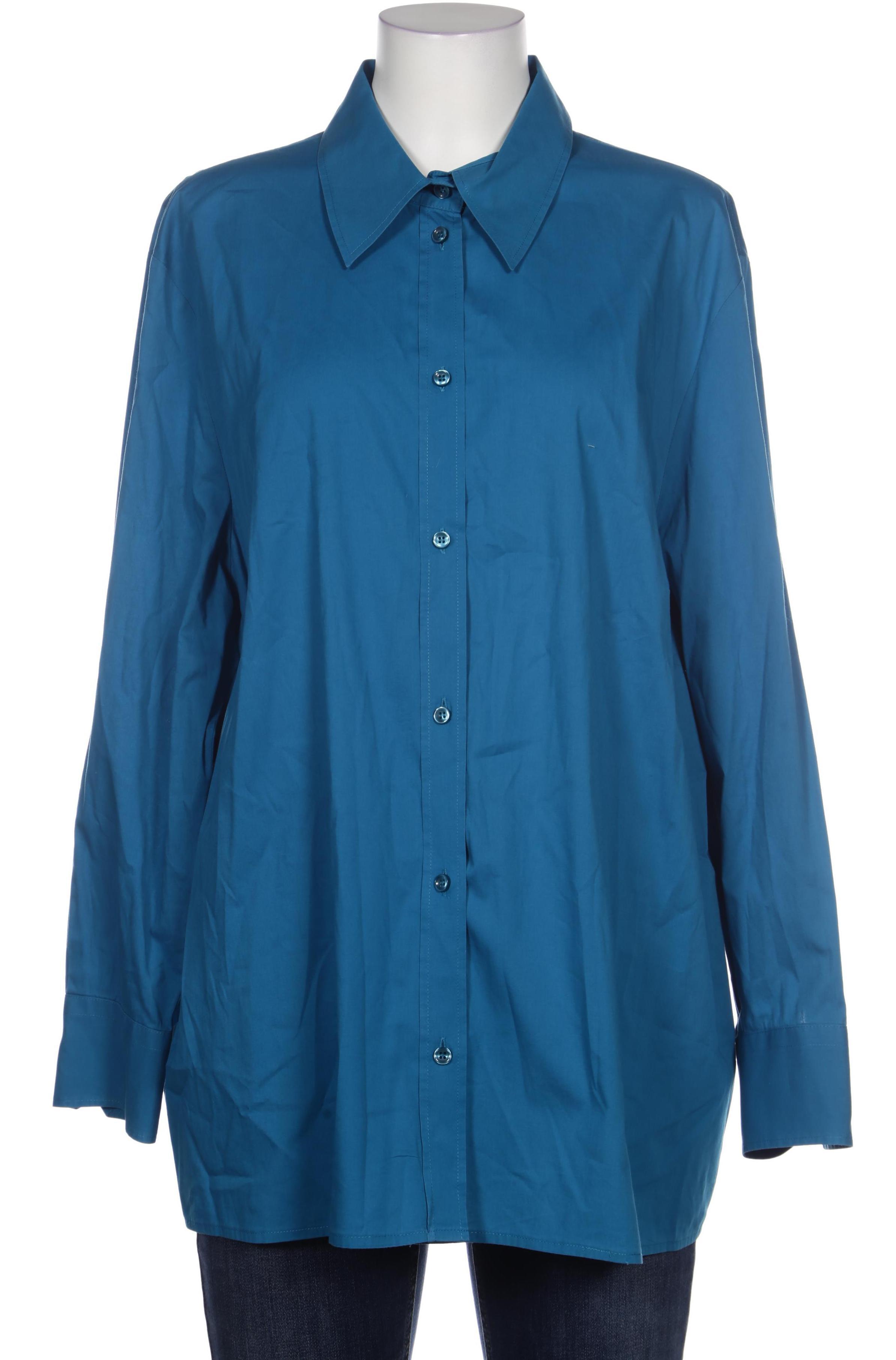 

Peter Hahn Damen Bluse, blau, Gr. 50
