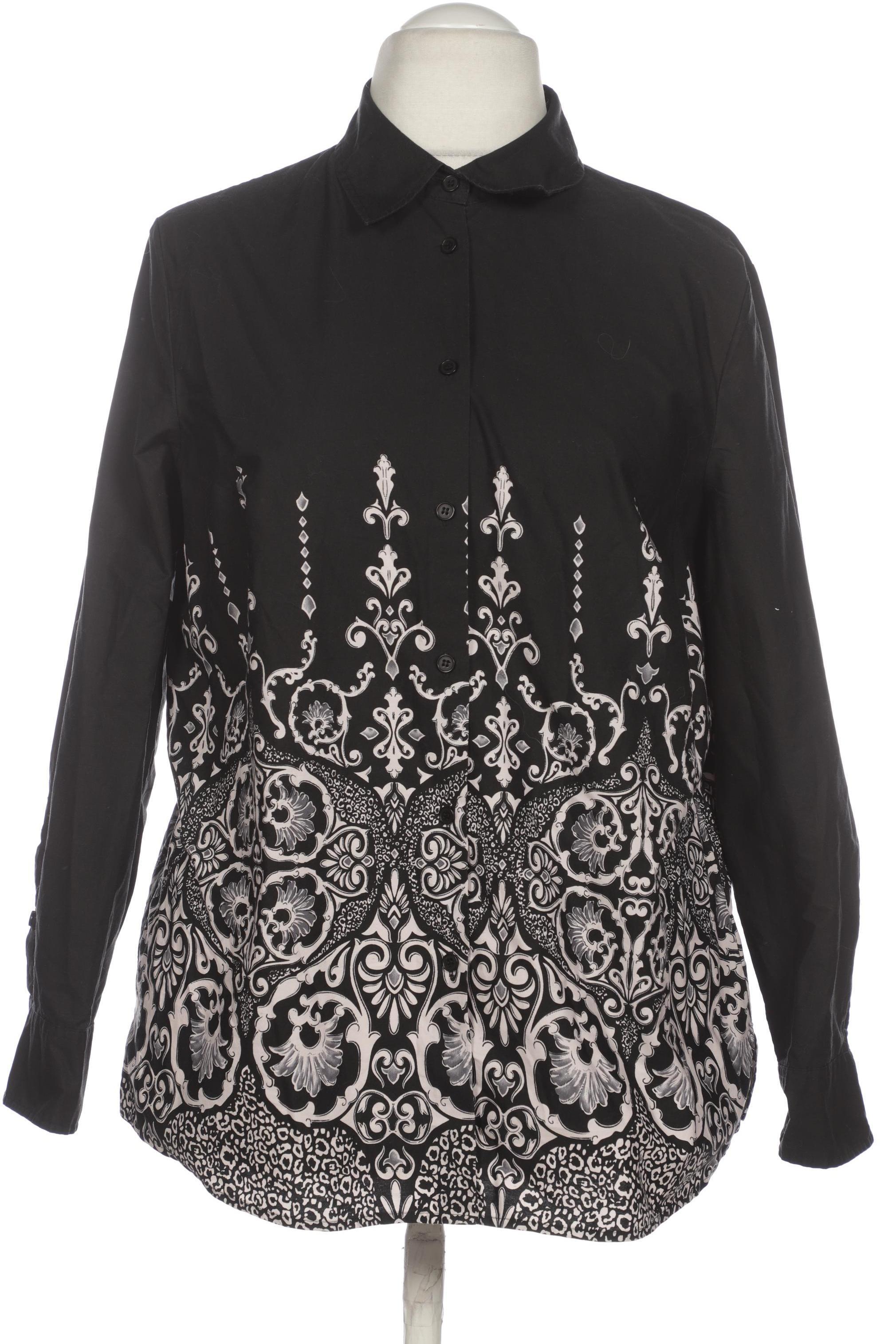 

Peter Hahn Damen Bluse, schwarz, Gr. 48