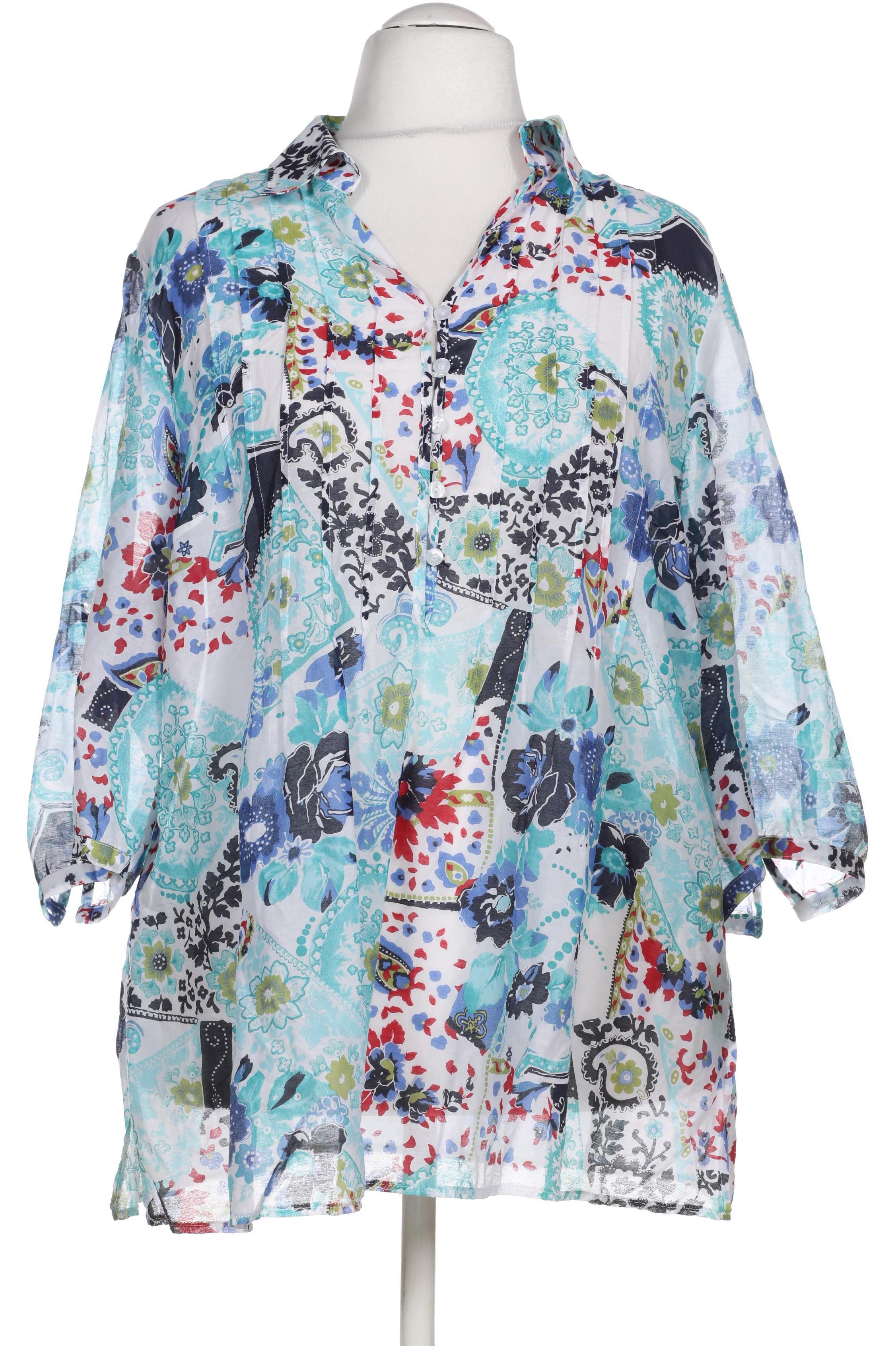 

Peter Hahn Damen Bluse, blau, Gr. 50