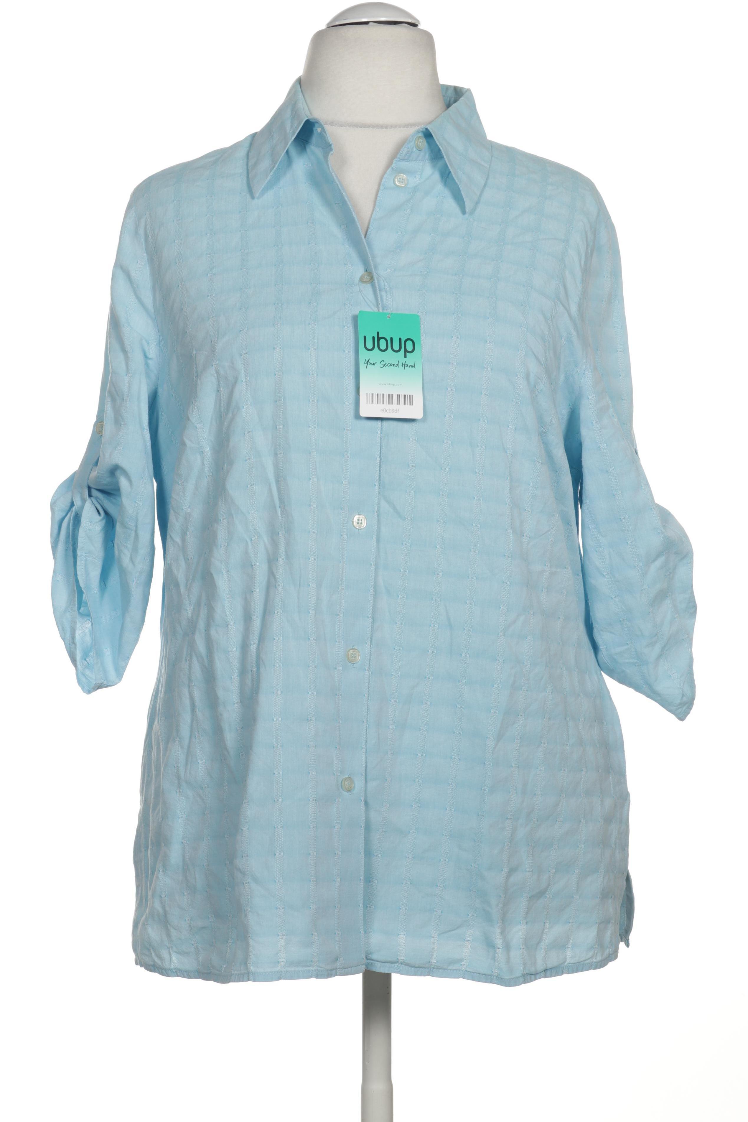 

Peter Hahn Damen Bluse, blau, Gr. 46