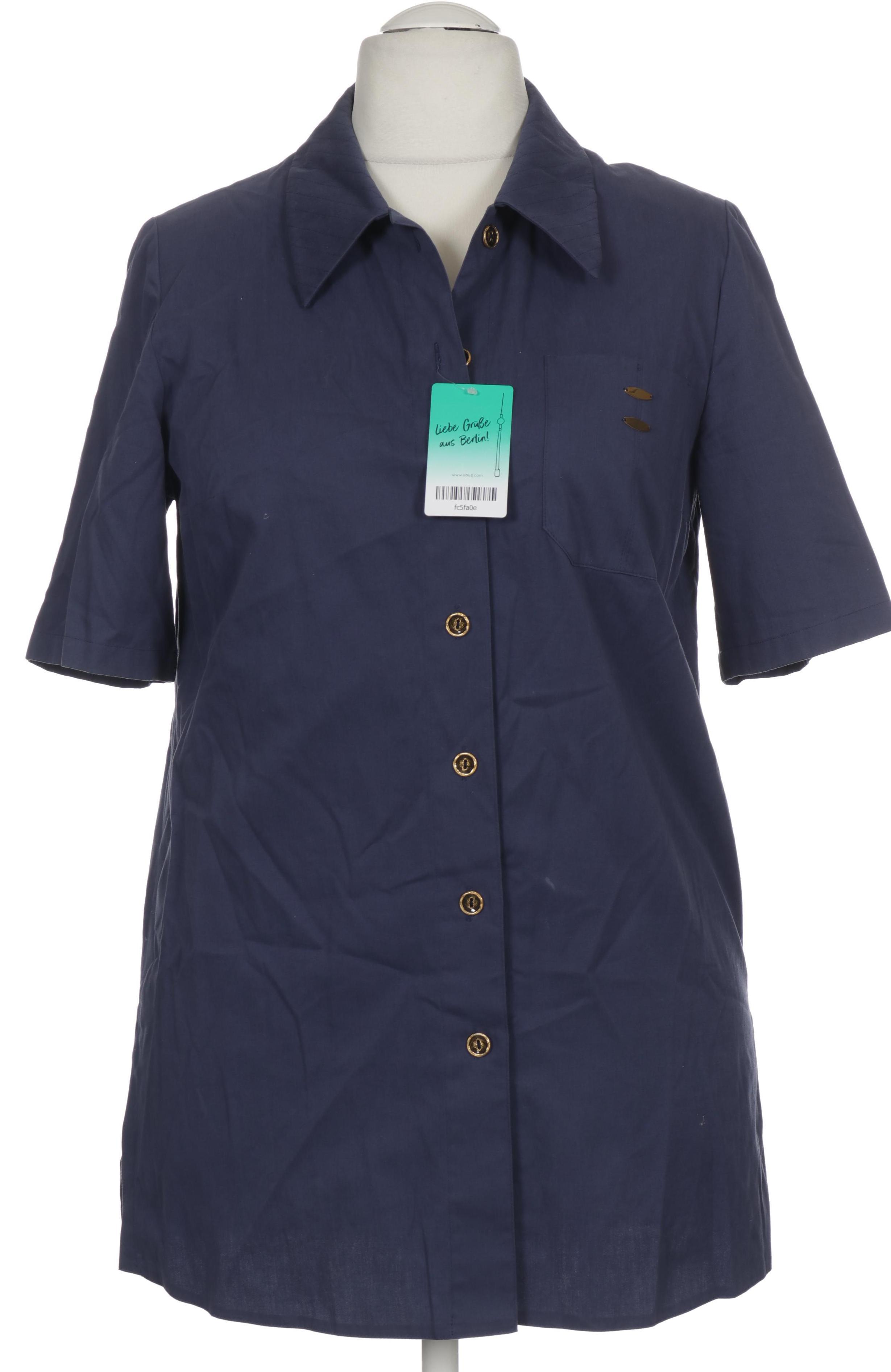 

Peter Hahn Damen Bluse, blau, Gr. 40