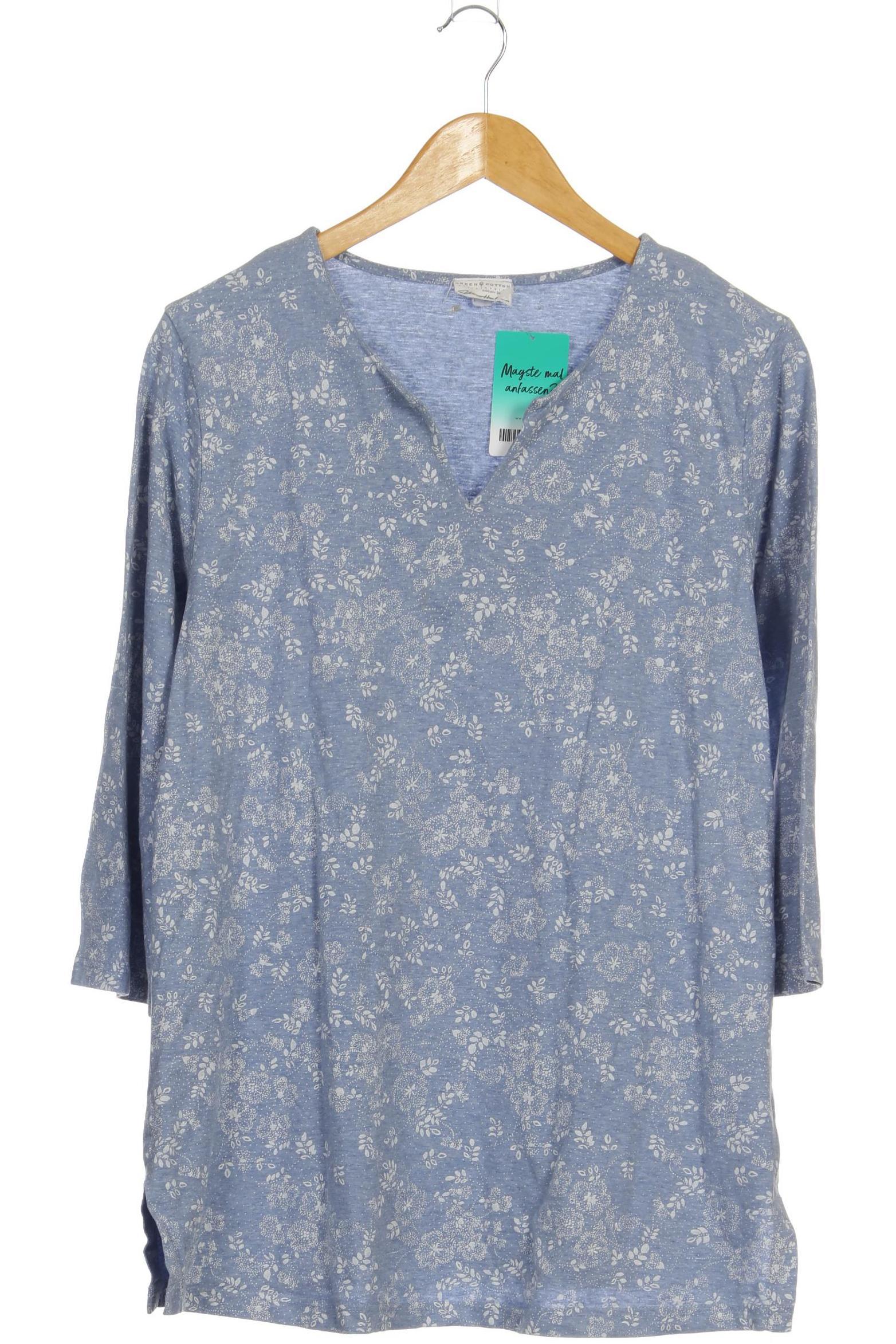 

Peter Hahn Damen Langarmshirt, blau, Gr. 46