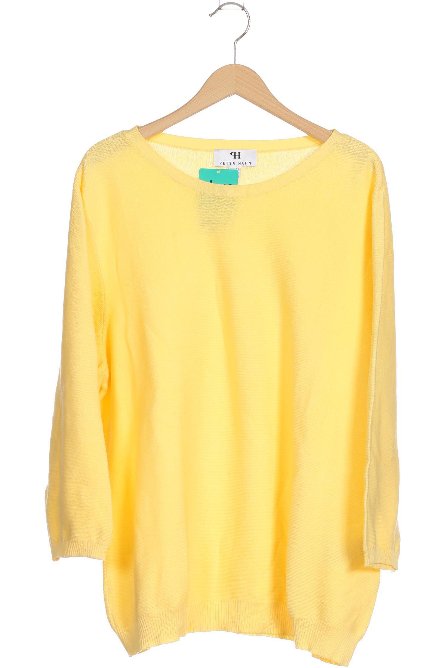 

Peter Hahn Damen Pullover, gelb, Gr. 48