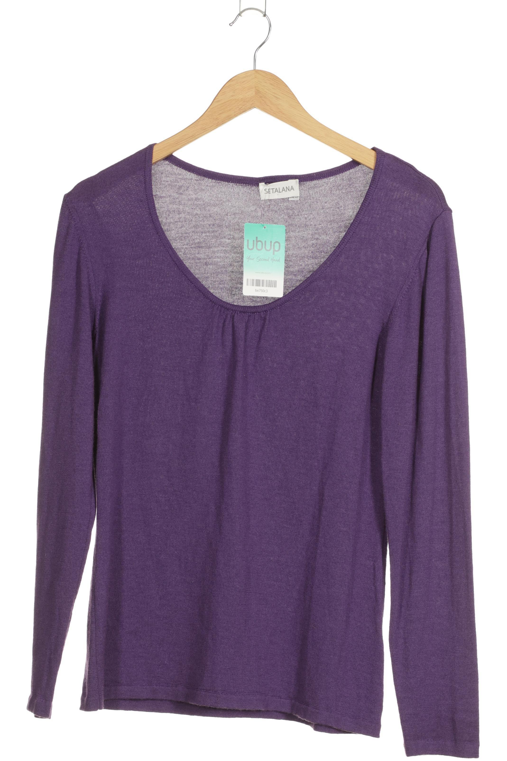 

Peter Hahn Damen Pullover, lila, Gr. 42