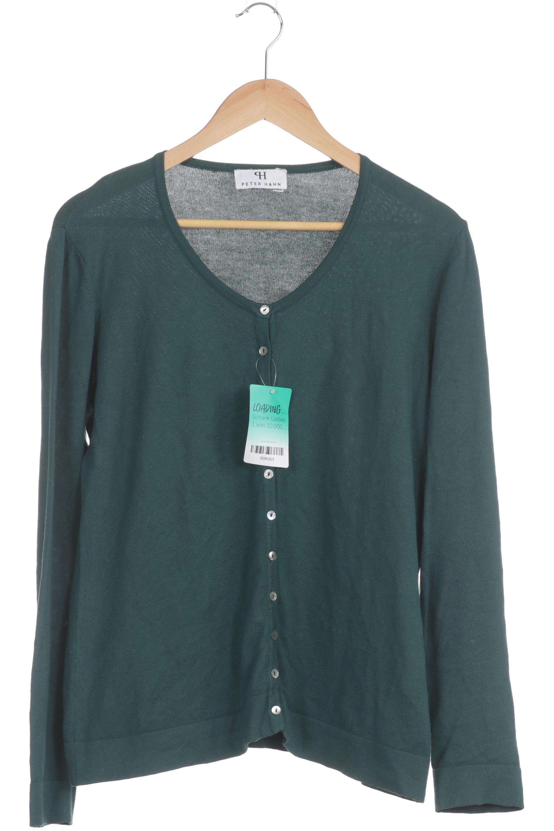 

Peter Hahn Damen Strickjacke, türkis, Gr. 42