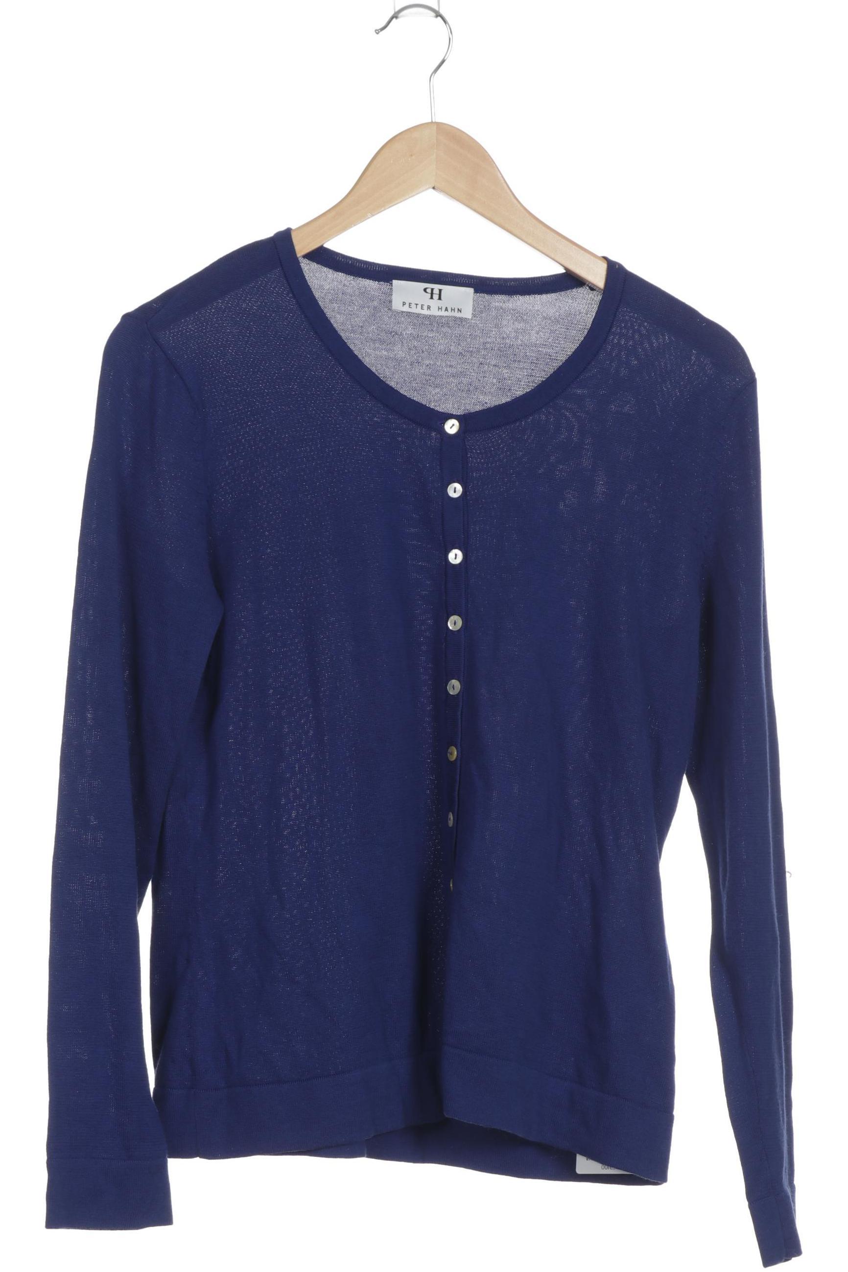 

Peter Hahn Damen Strickjacke, blau, Gr. 38