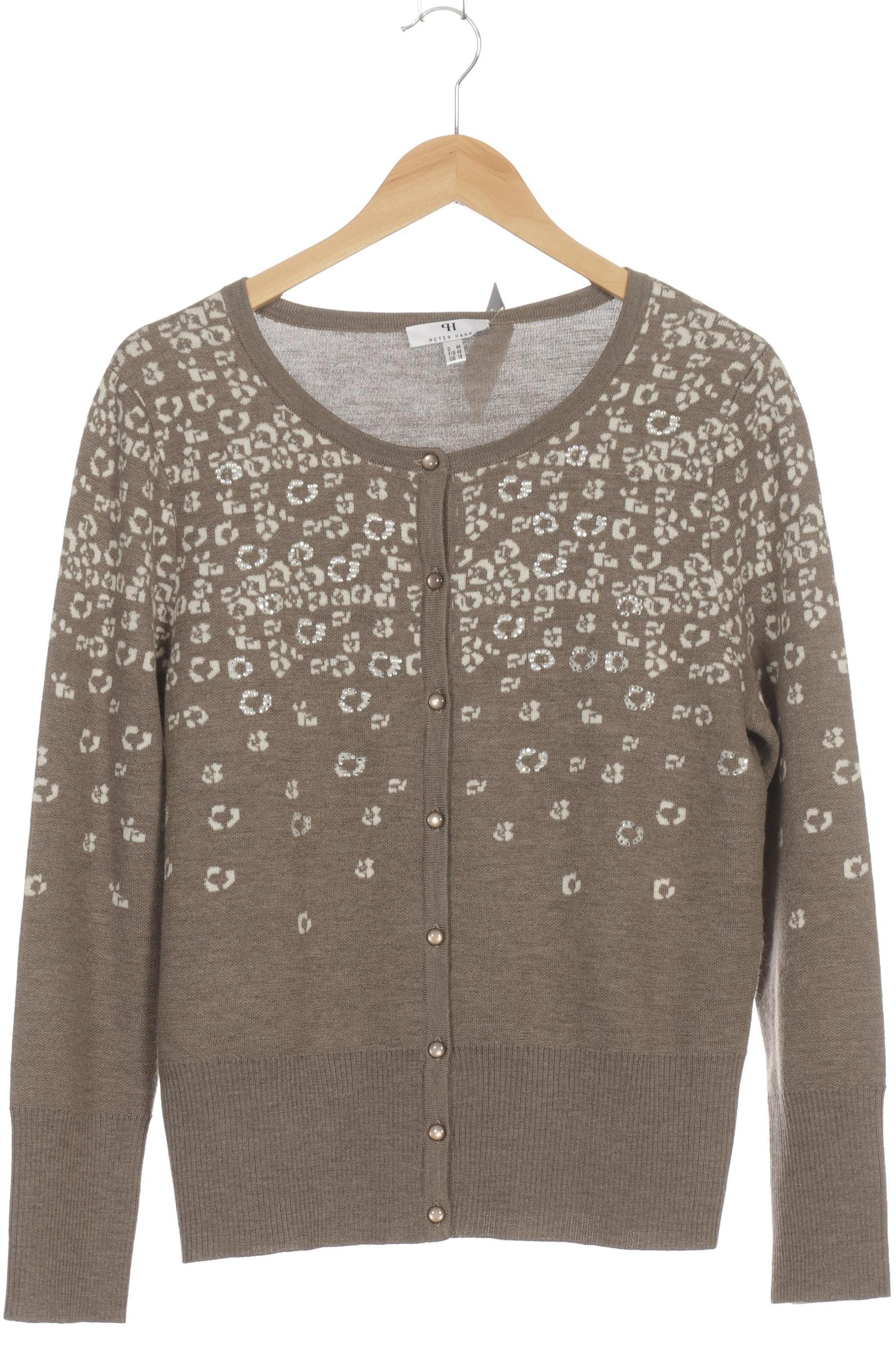 

Peter Hahn Damen Strickjacke, braun, Gr. 44