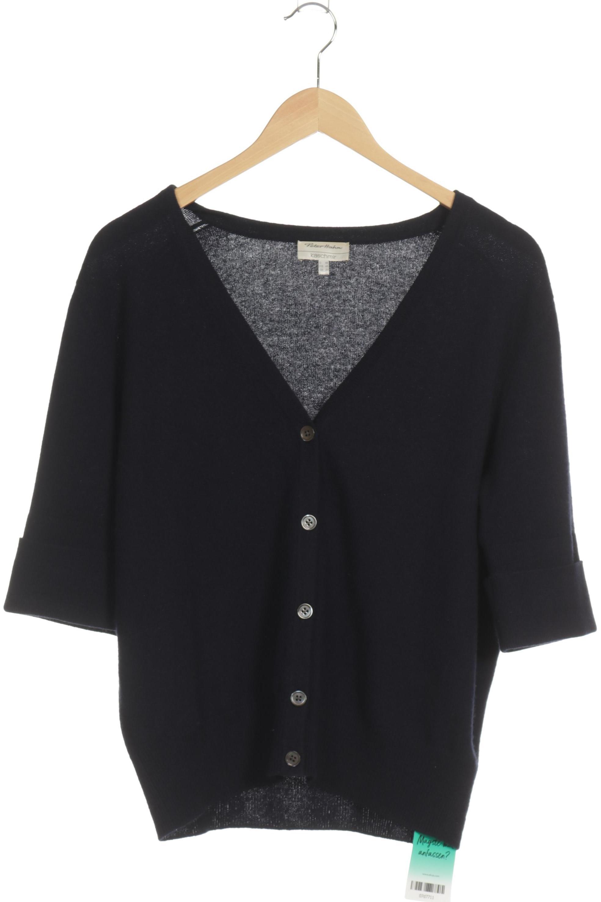 

Peter Hahn Damen Strickjacke, blau, Gr. 46