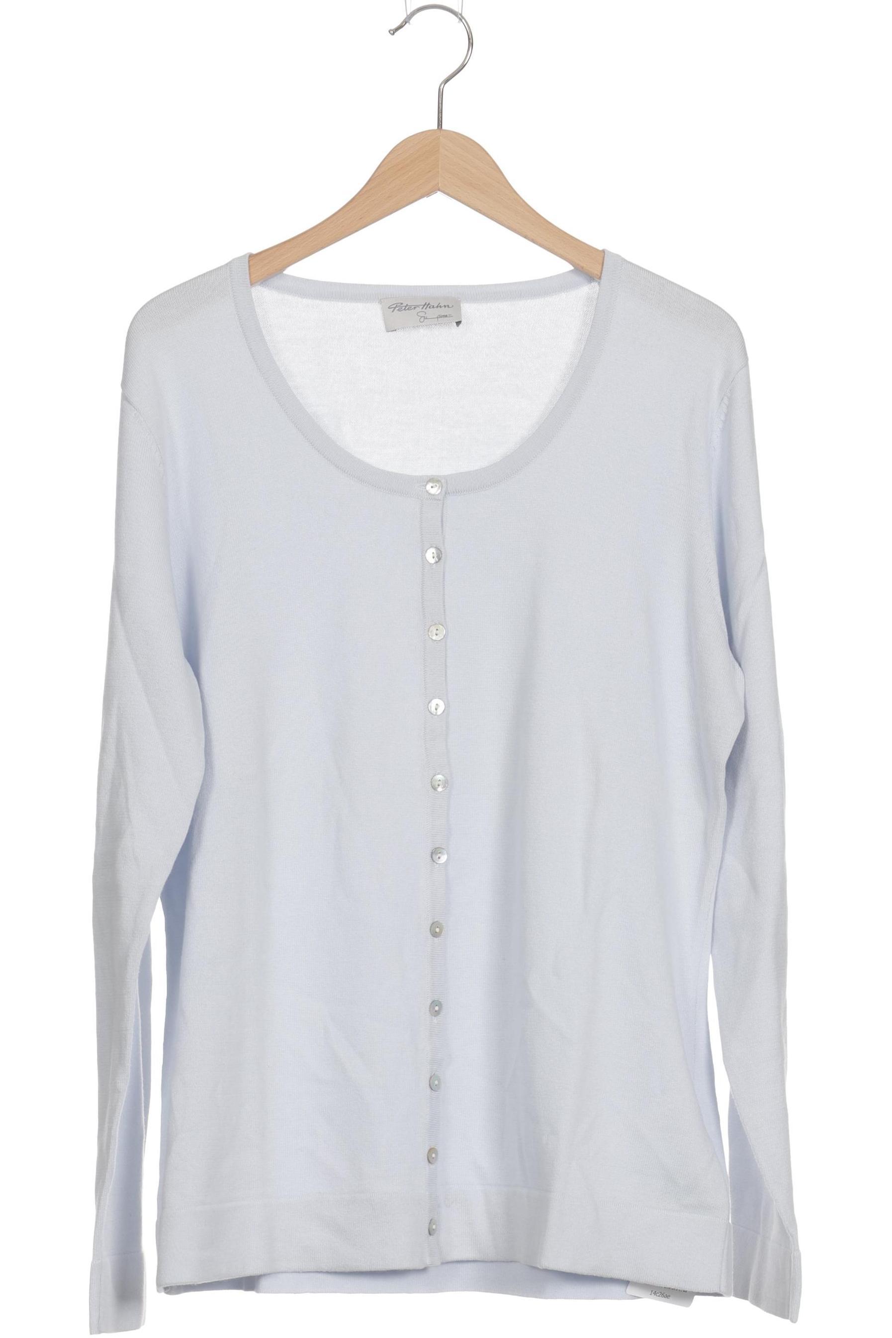 

Peter Hahn Damen Strickjacke, blau, Gr. 38