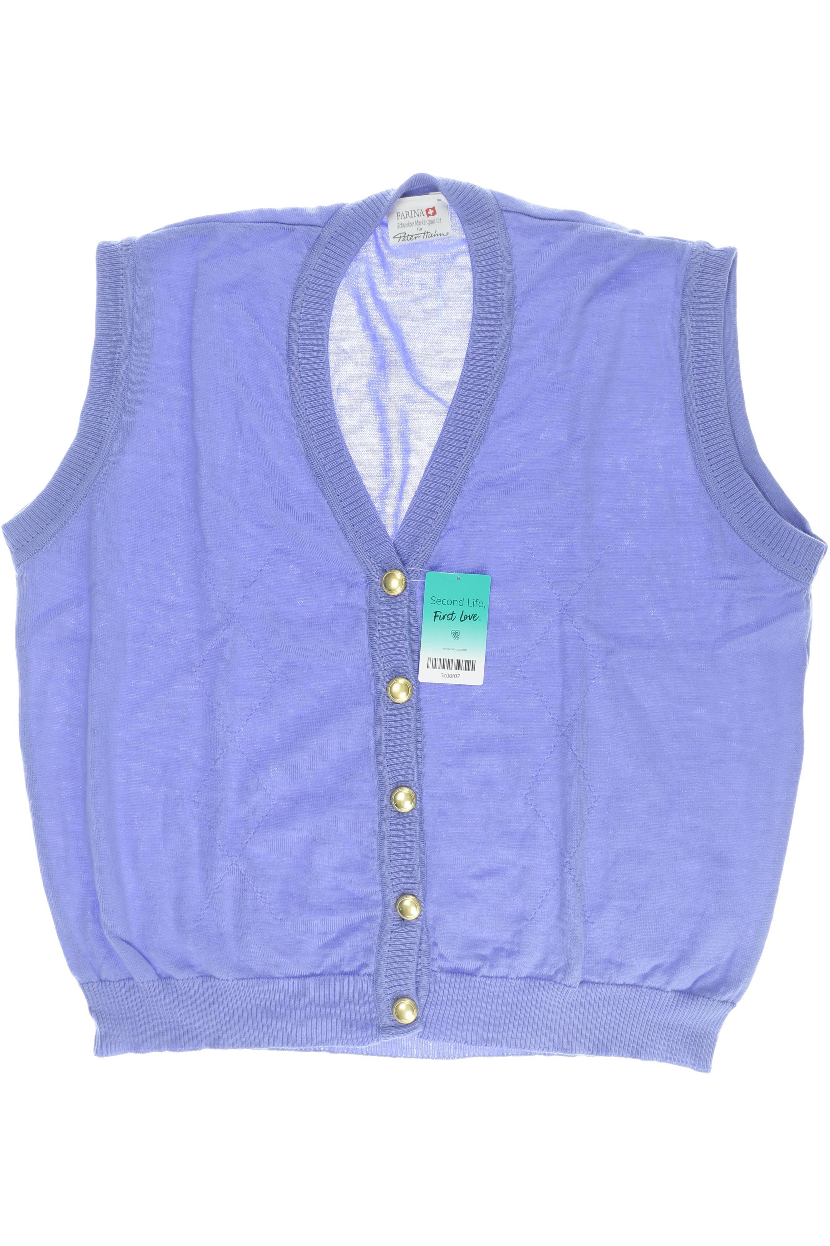 

Peter Hahn Damen Strickjacke, blau, Gr. 50