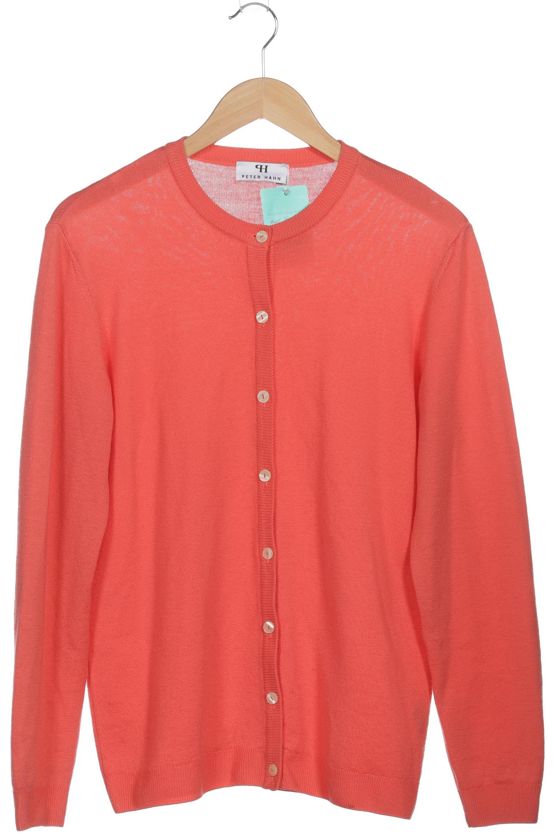 

Peter Hahn Damen Strickjacke, orange, Gr. 40