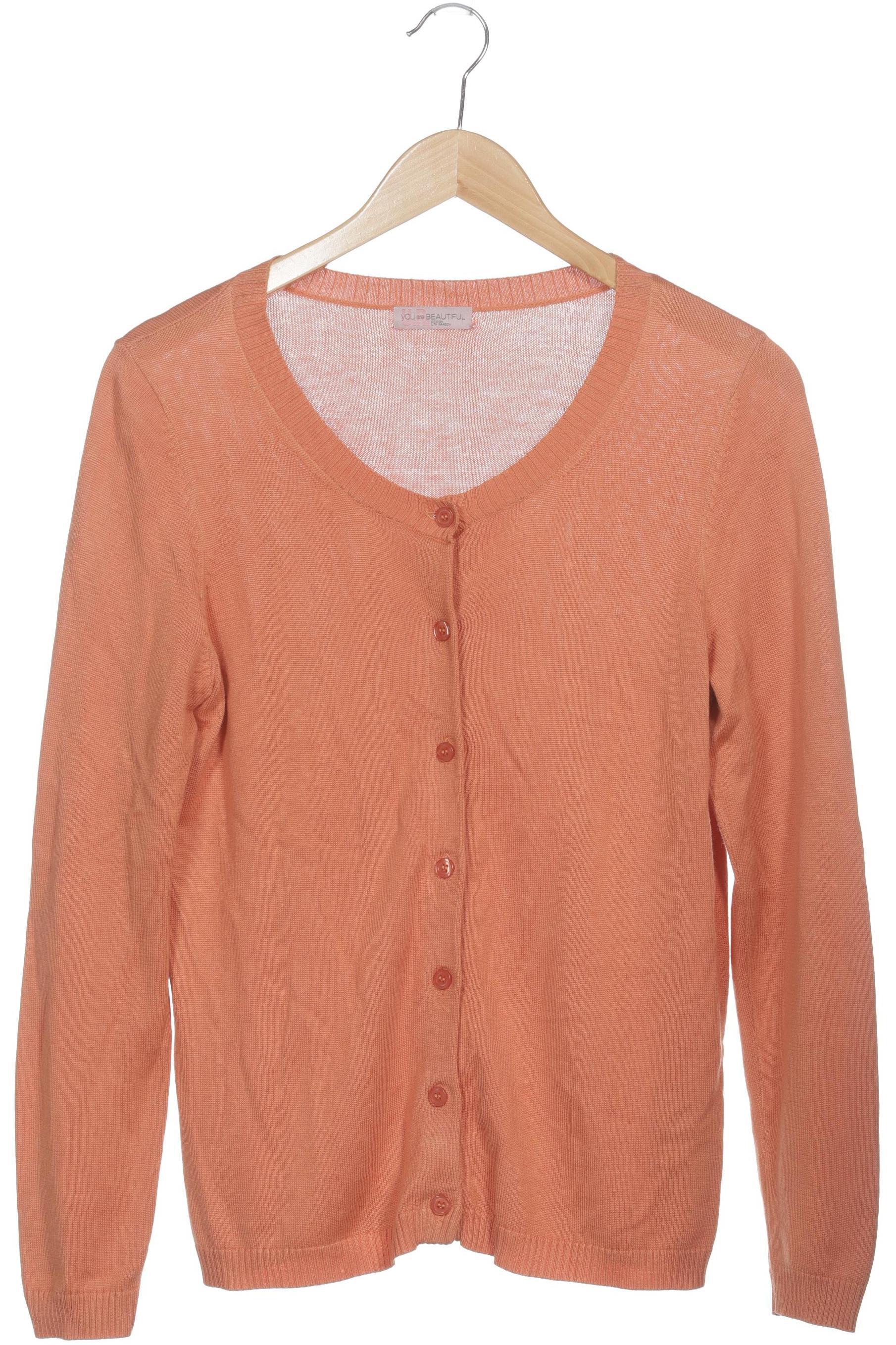 

Peter Hahn Damen Strickjacke, orange, Gr. 42