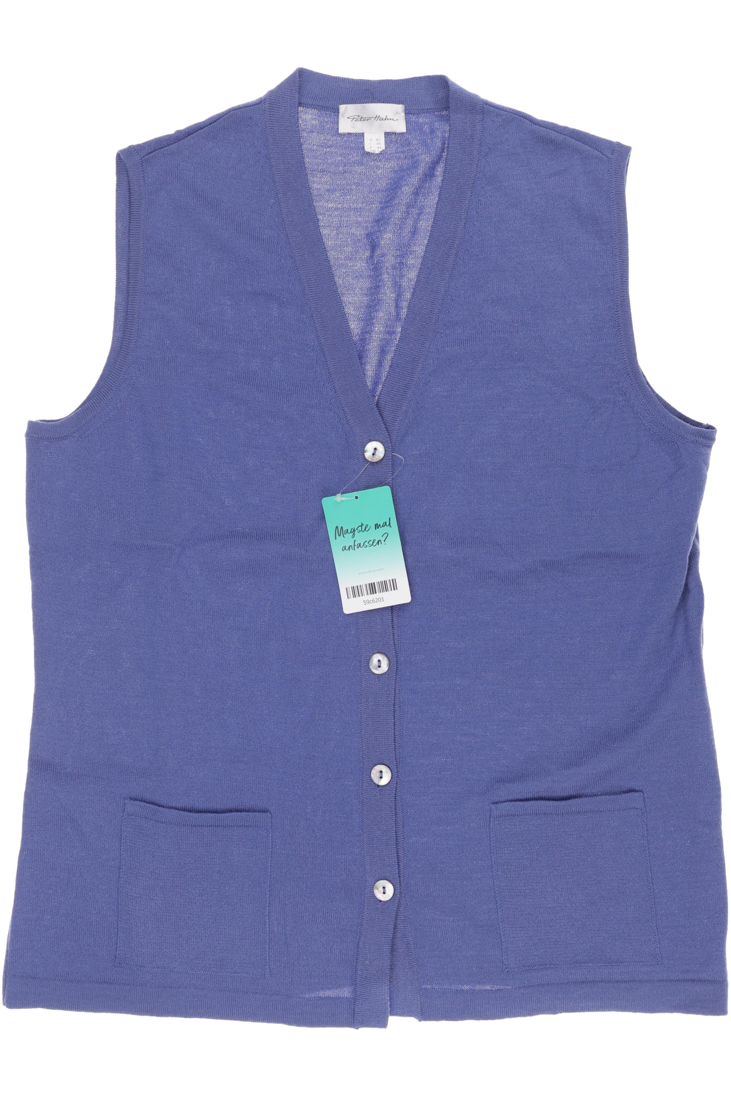 

Peter Hahn Damen Strickjacke, blau, Gr. 42