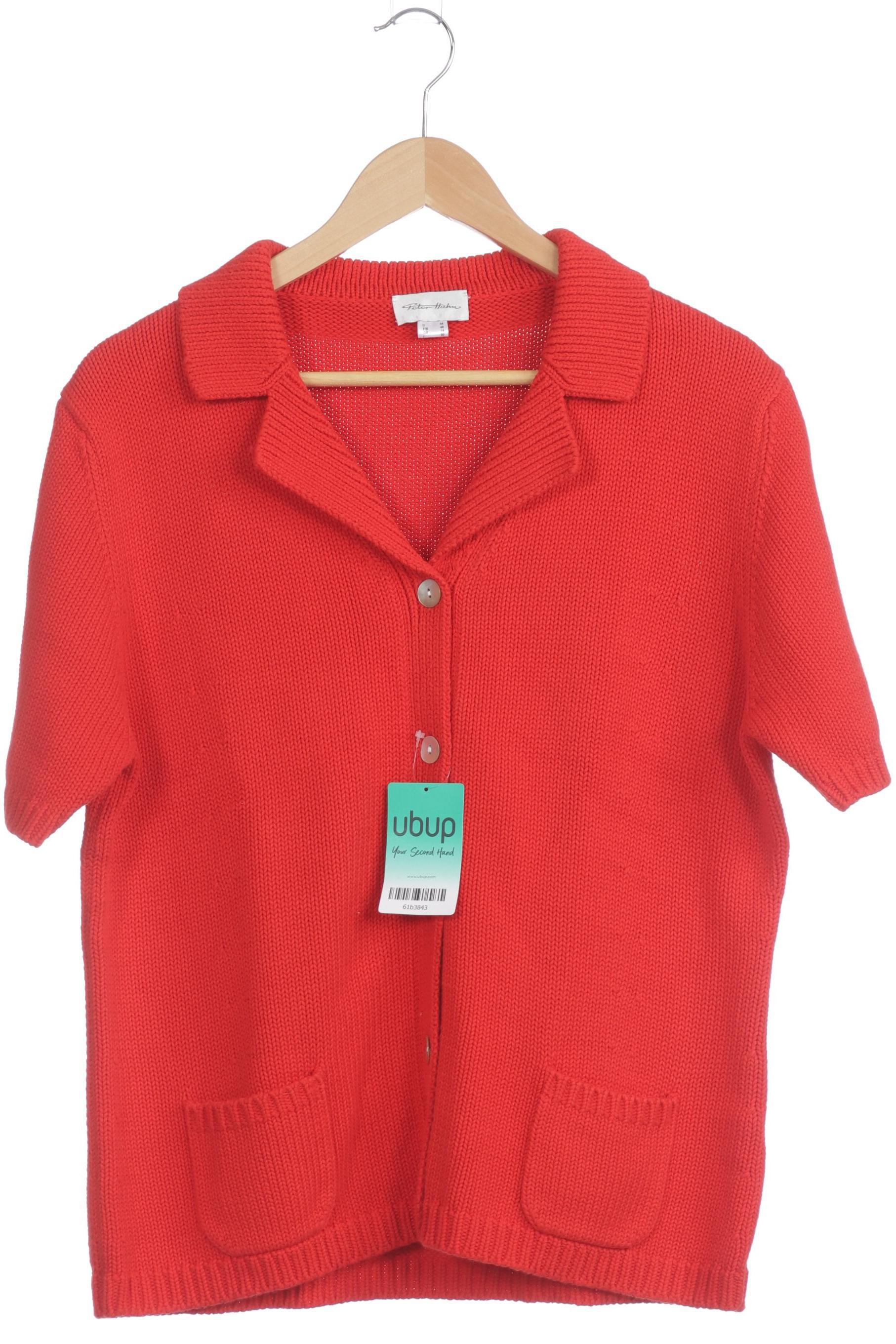 

Peter Hahn Damen Strickjacke, rot, Gr. 44