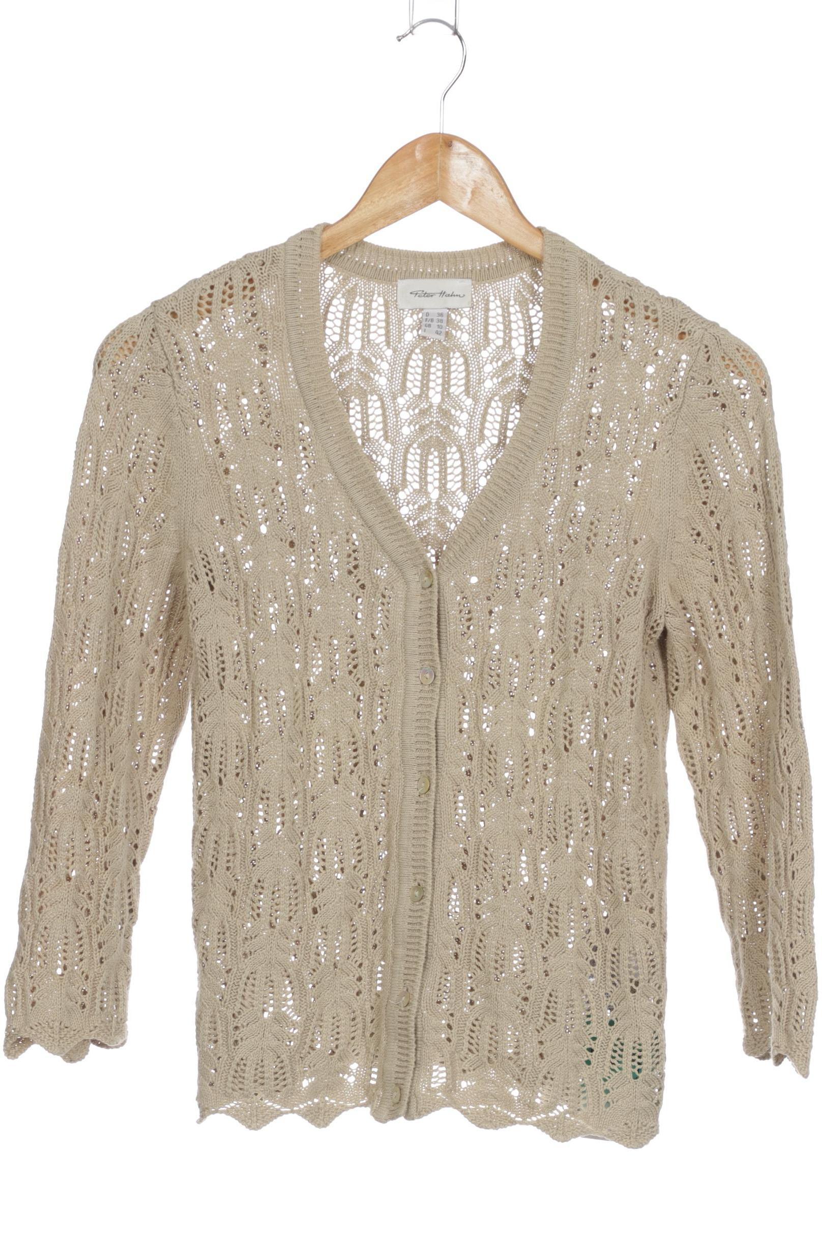 

Peter Hahn Damen Strickjacke, beige, Gr. 36