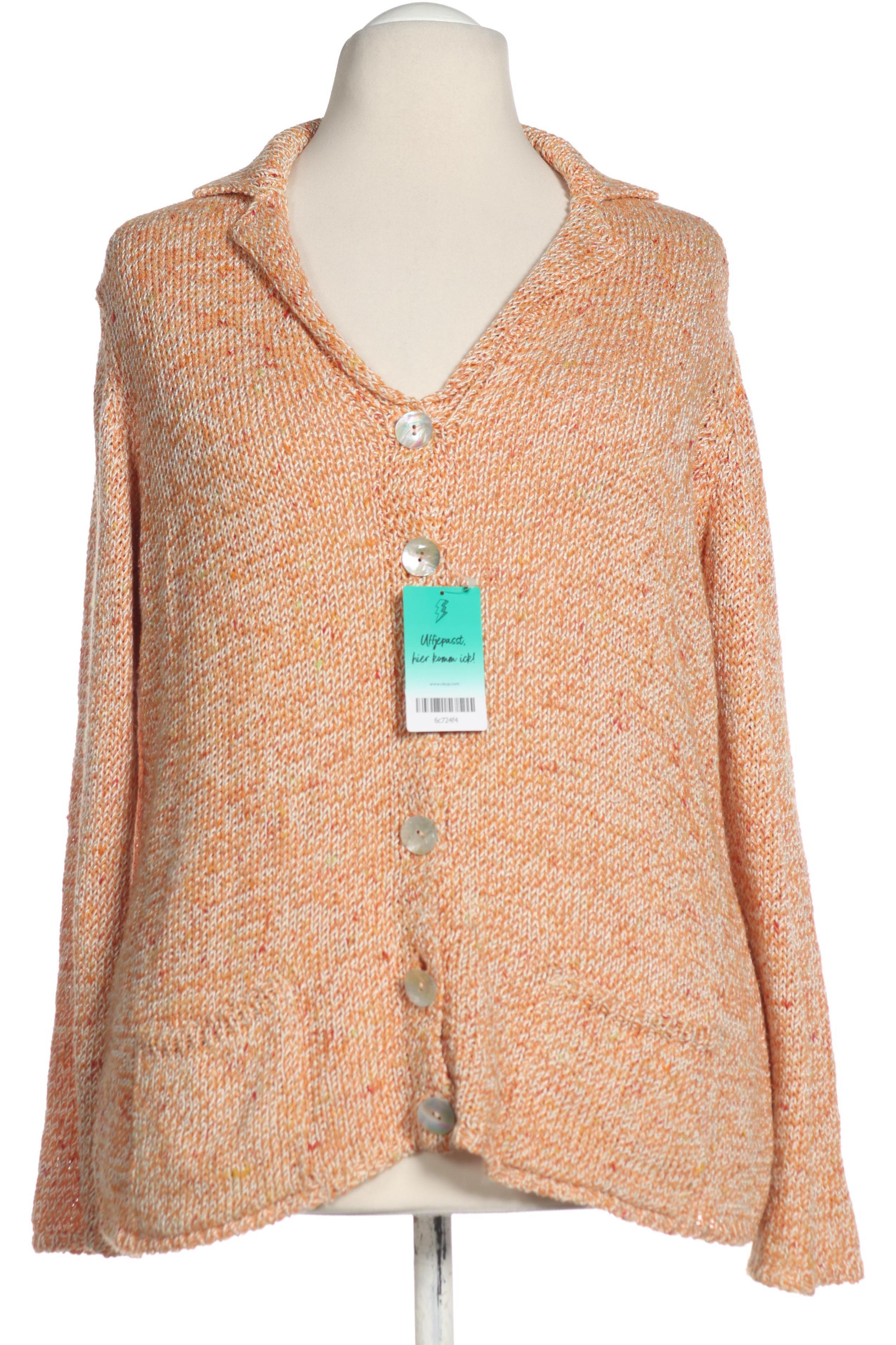 

Peter Hahn Damen Strickjacke, orange, Gr. 46