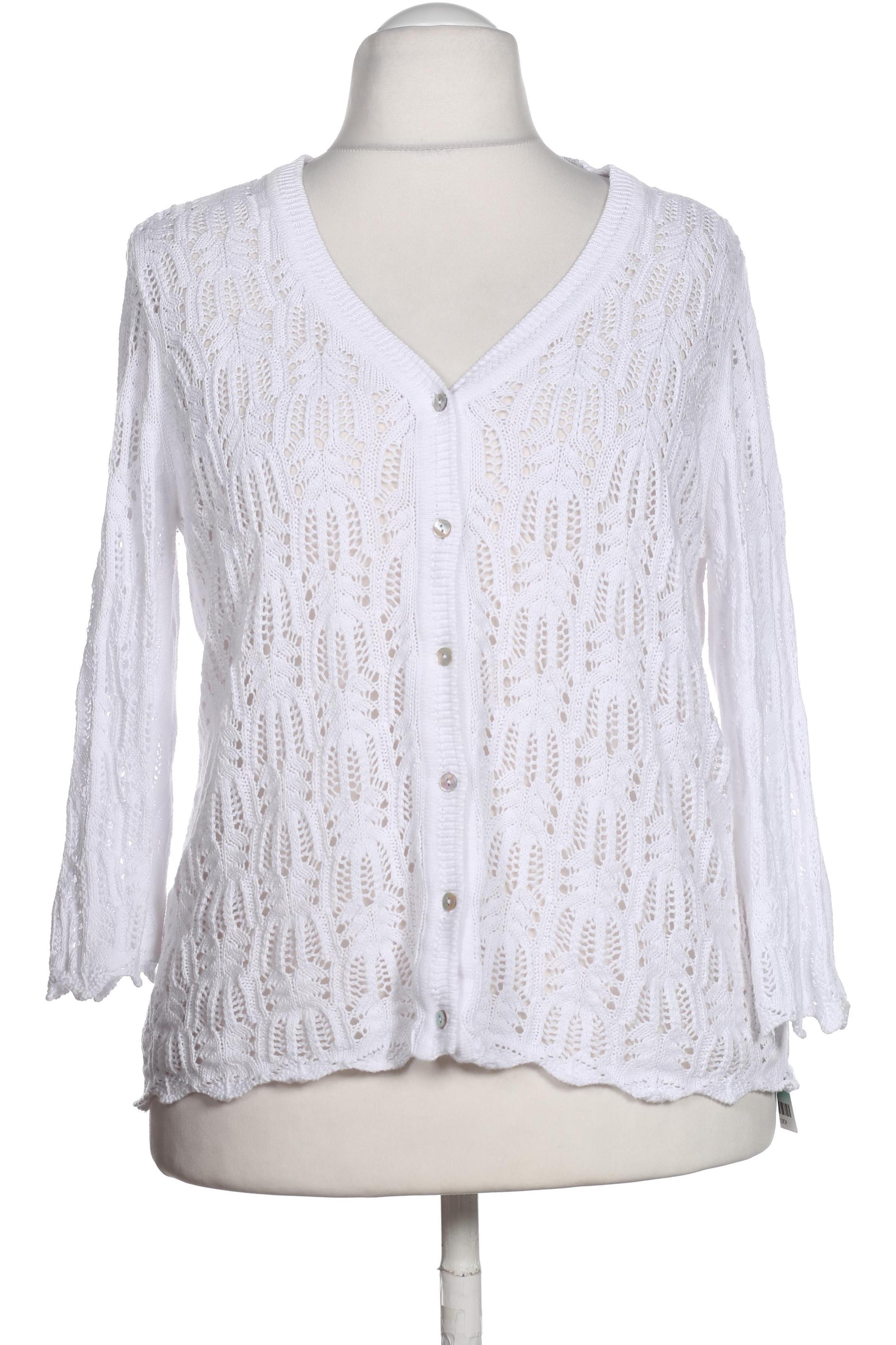 

Peter Hahn Damen Strickjacke, weiß, Gr. 46