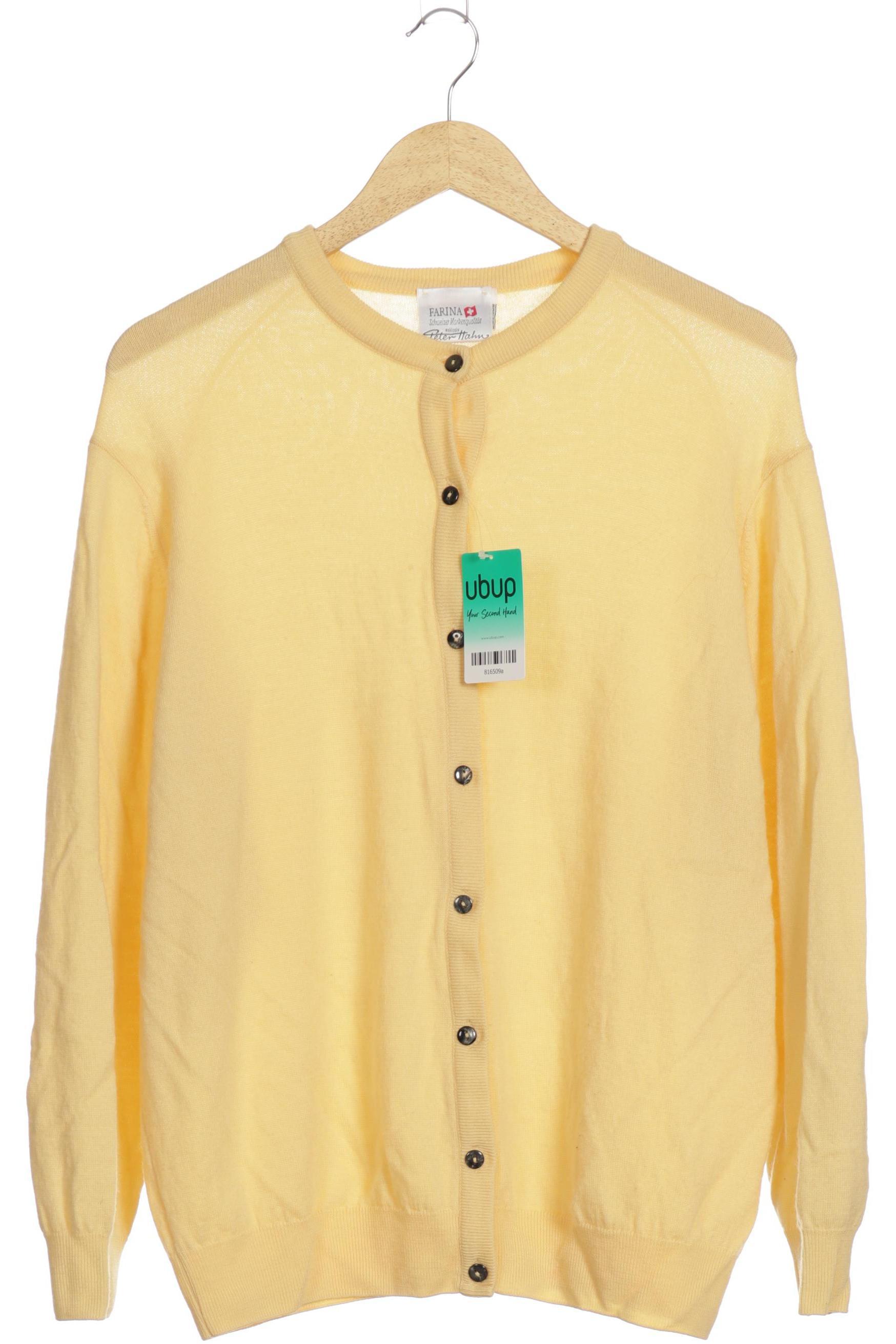 

Peter Hahn Damen Strickjacke, gelb, Gr. 48