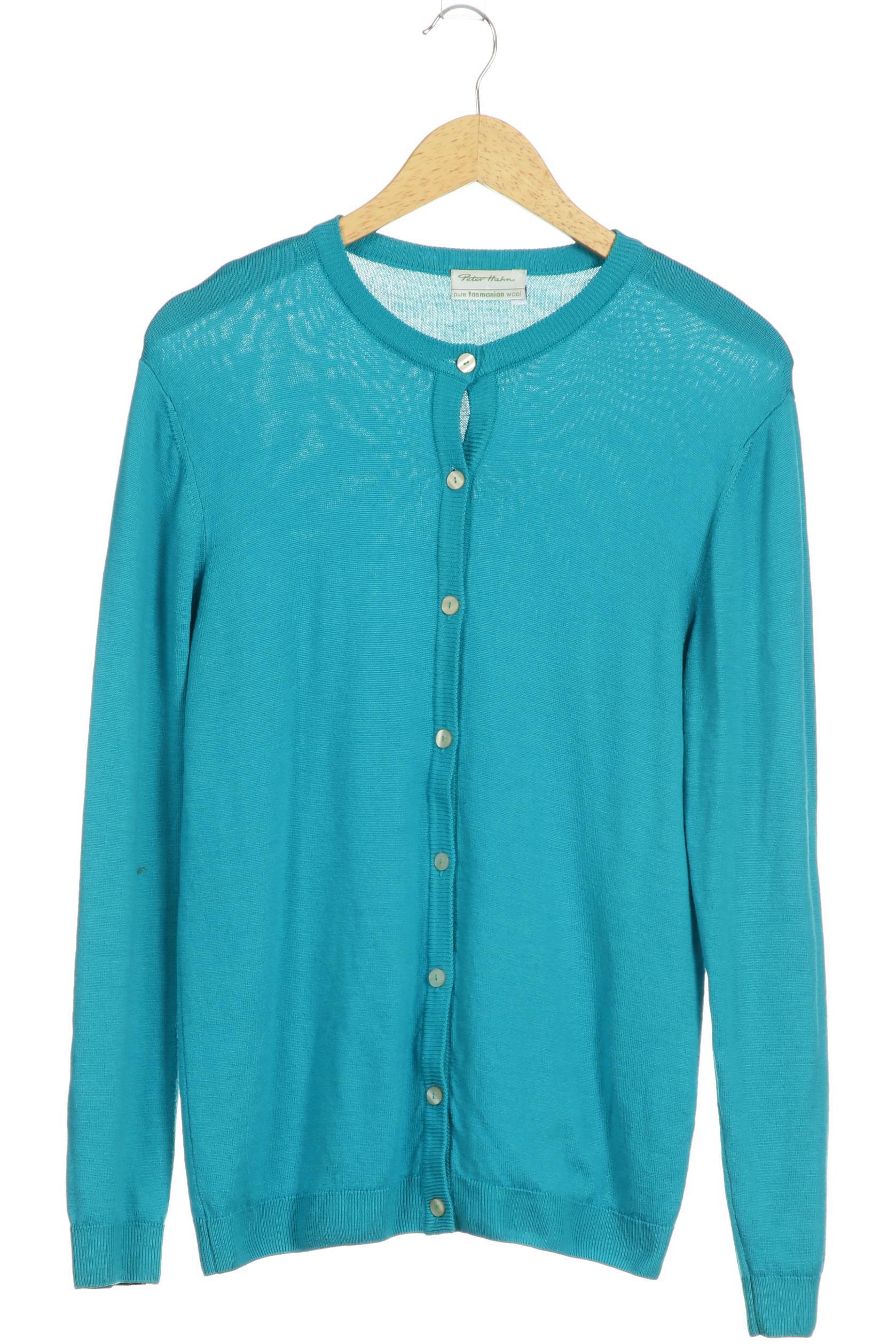 

Peter Hahn Damen Strickjacke, blau, Gr. 40